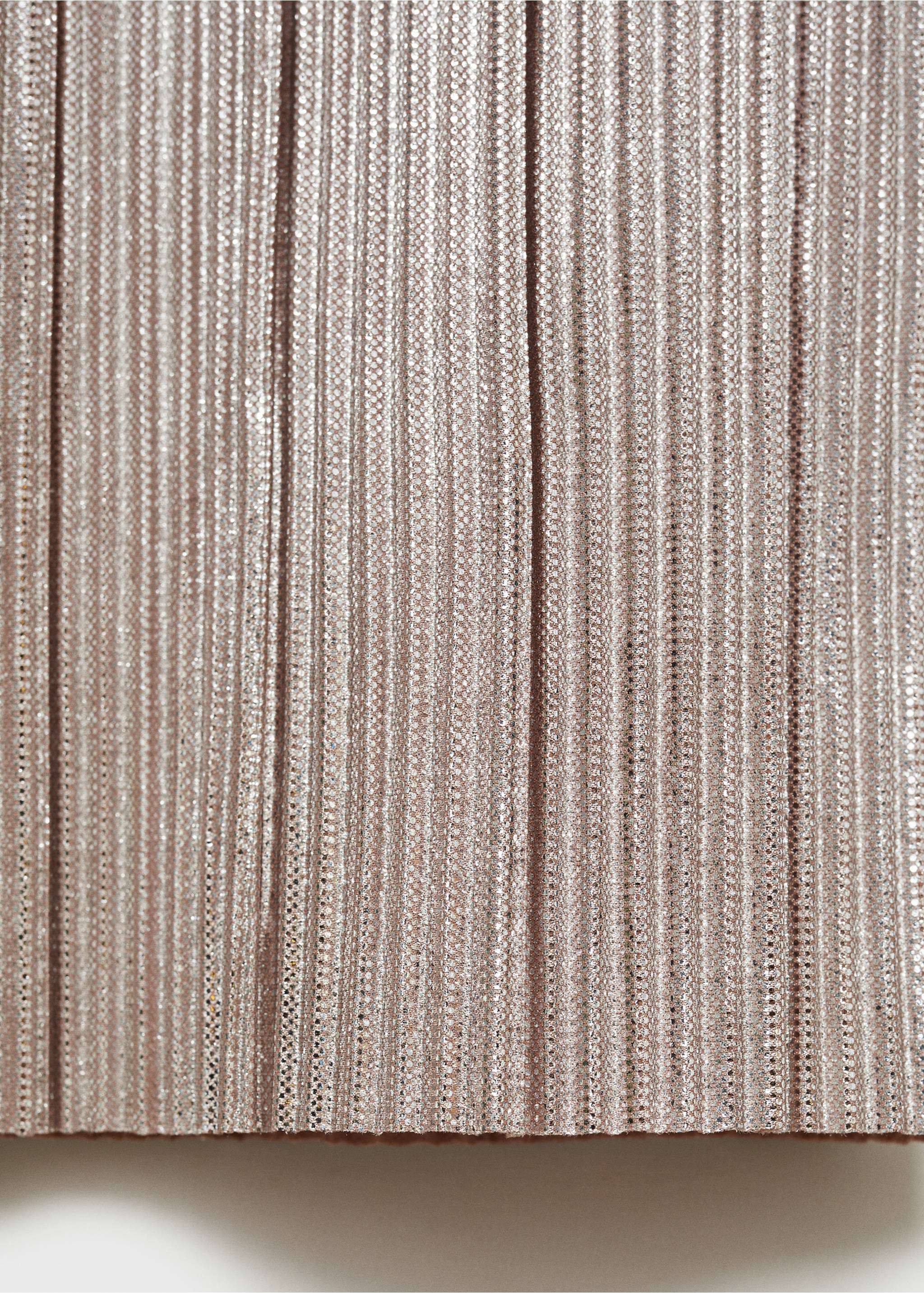 Pleated straight trousers - Details of the article 0, Silver. Ref: 87034402-00.