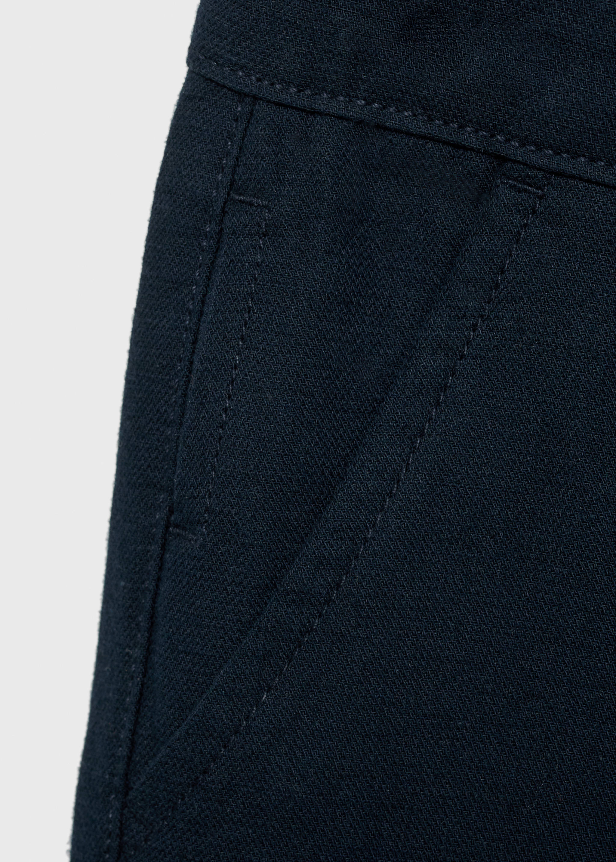 Linen chino Bermuda shorts - Details of the article 0