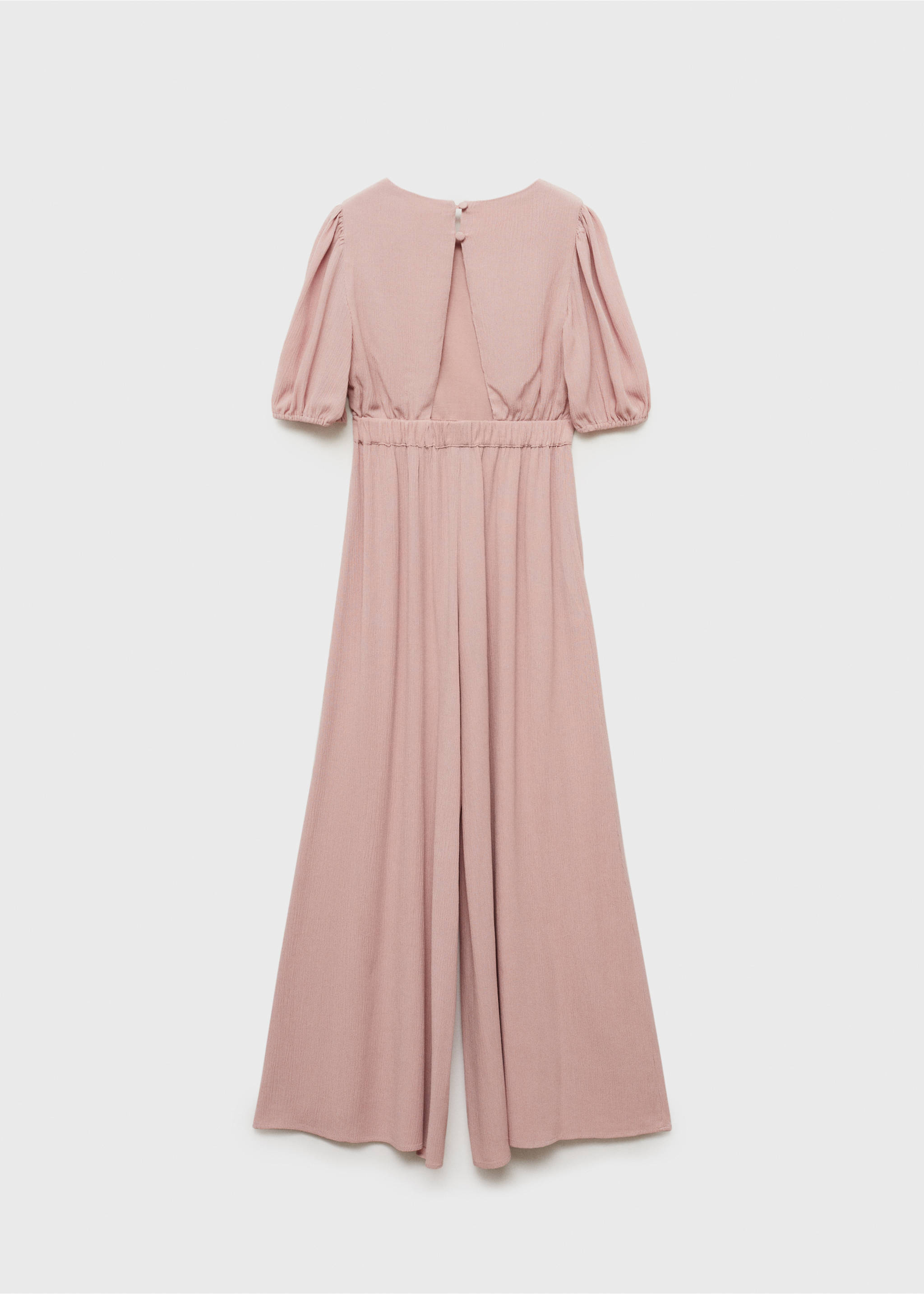 Cut-out back jumpsuit - Reverse of the article, Pink. Ref: 87034407-00.