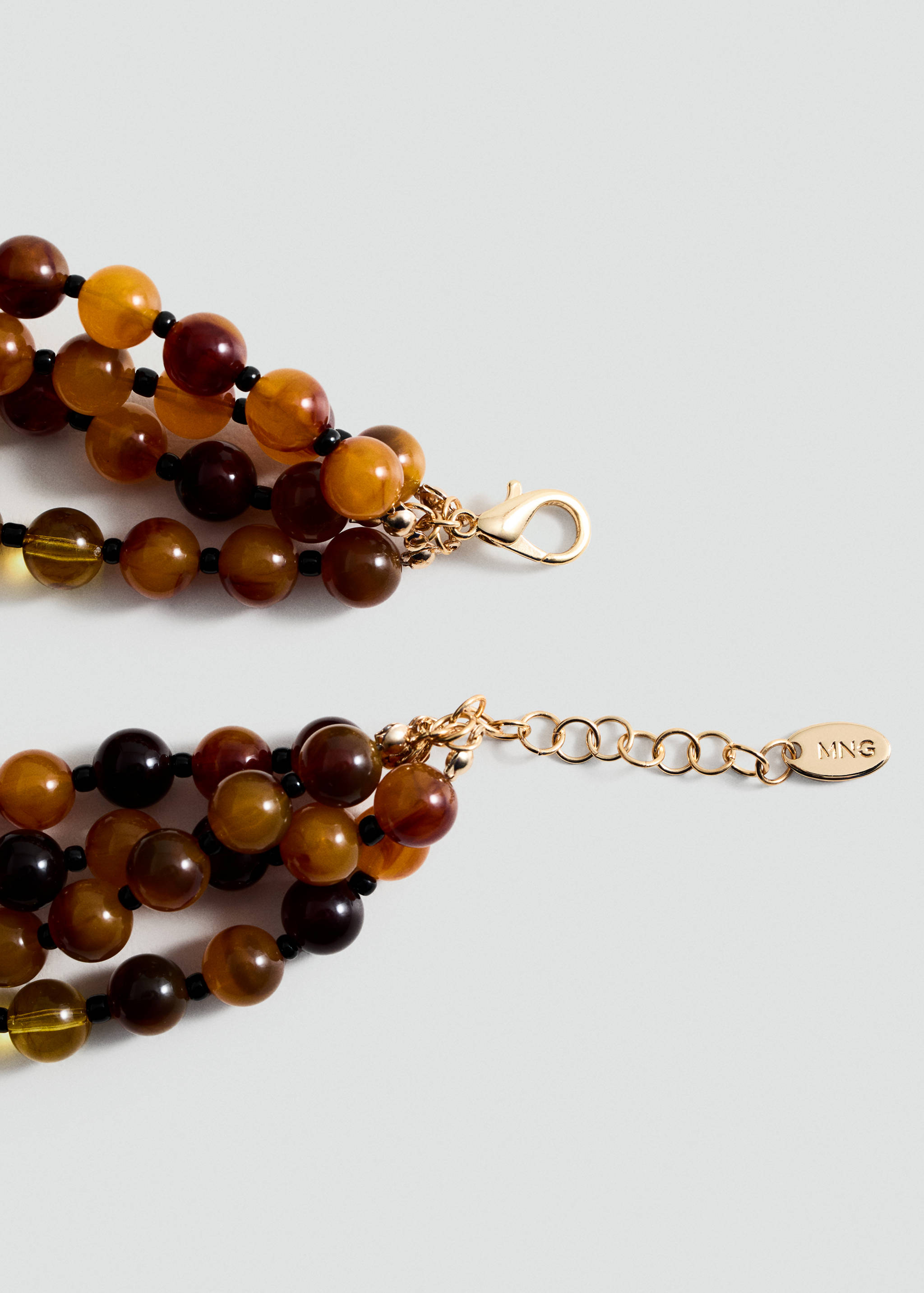 Combined beads necklace - Details of the article 1