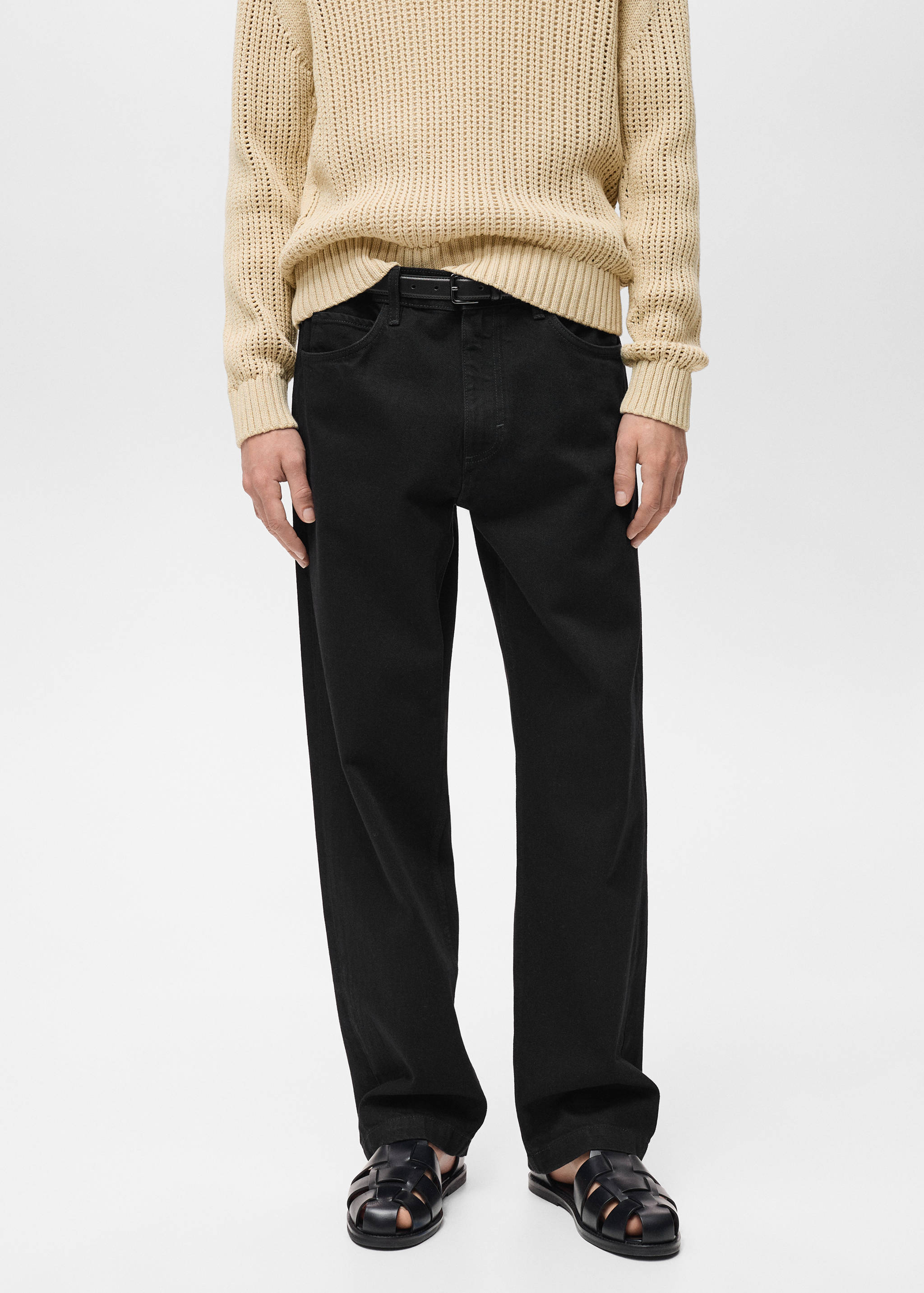 Loose Fit-Jeans - Mittlere Ansicht