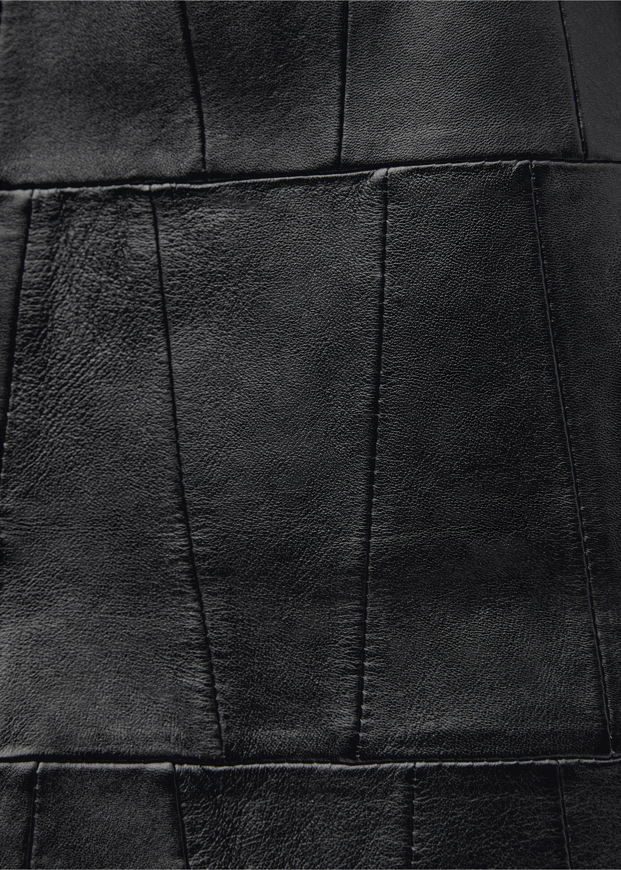 Sac cabas cuir patchwork - Détail de l'article 1, Noir. Ref: 87034423-00.