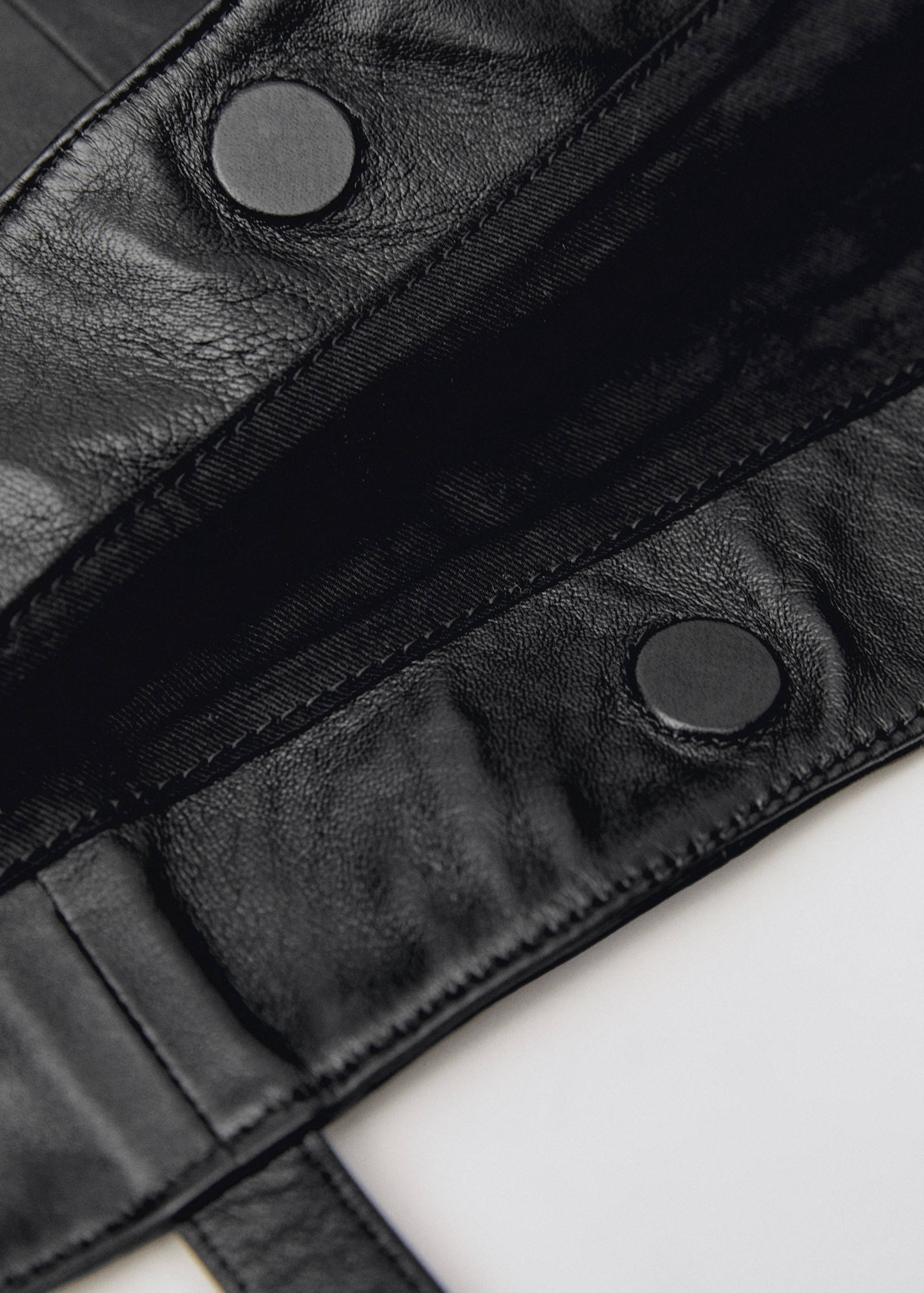 Shopper Bag aus Leder in Patchwork-Optik - Detail des Artikels 2