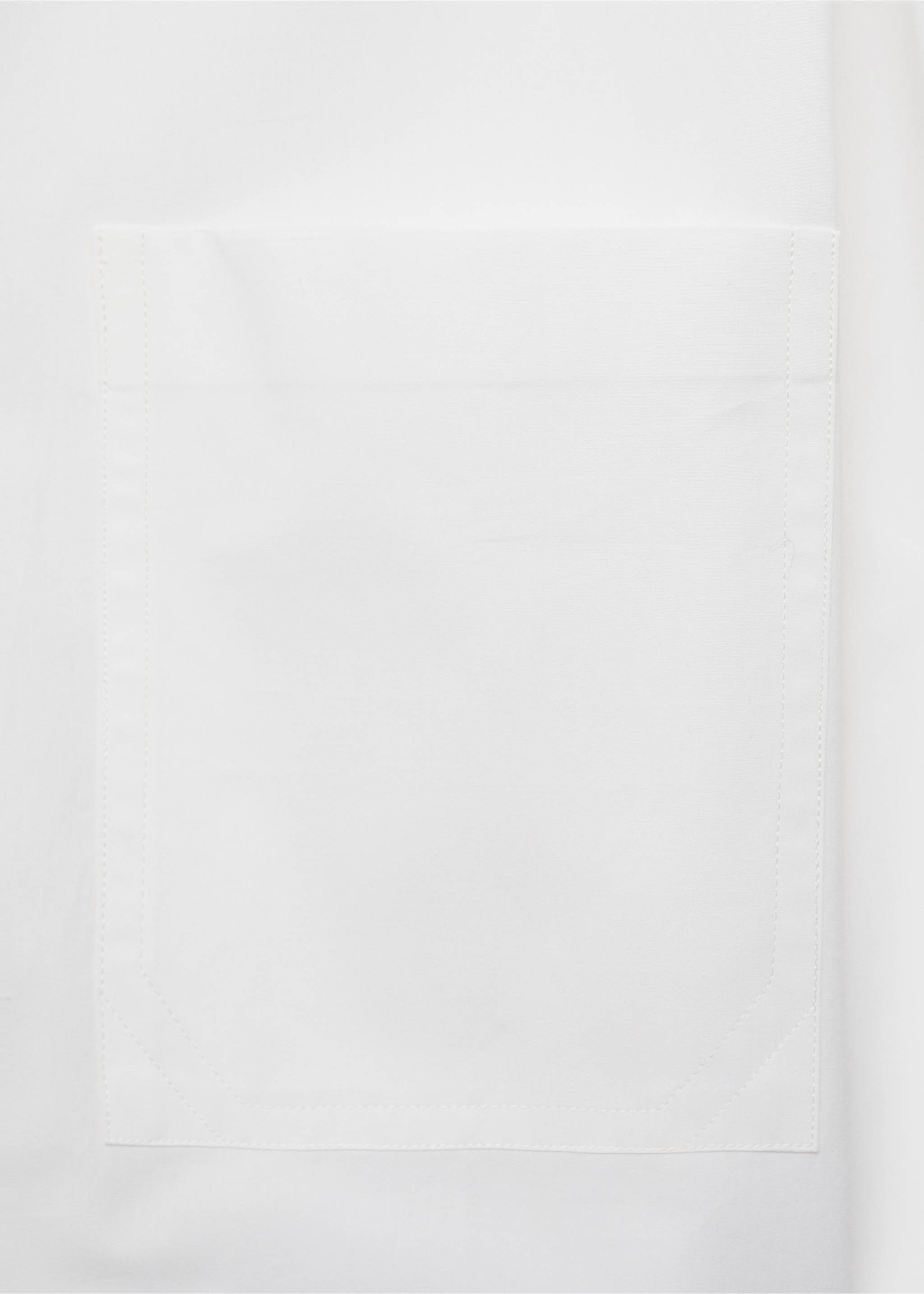 100% cotton relaxed-fit shirt - Details of the article 0, White. Ref: 87034424-00.