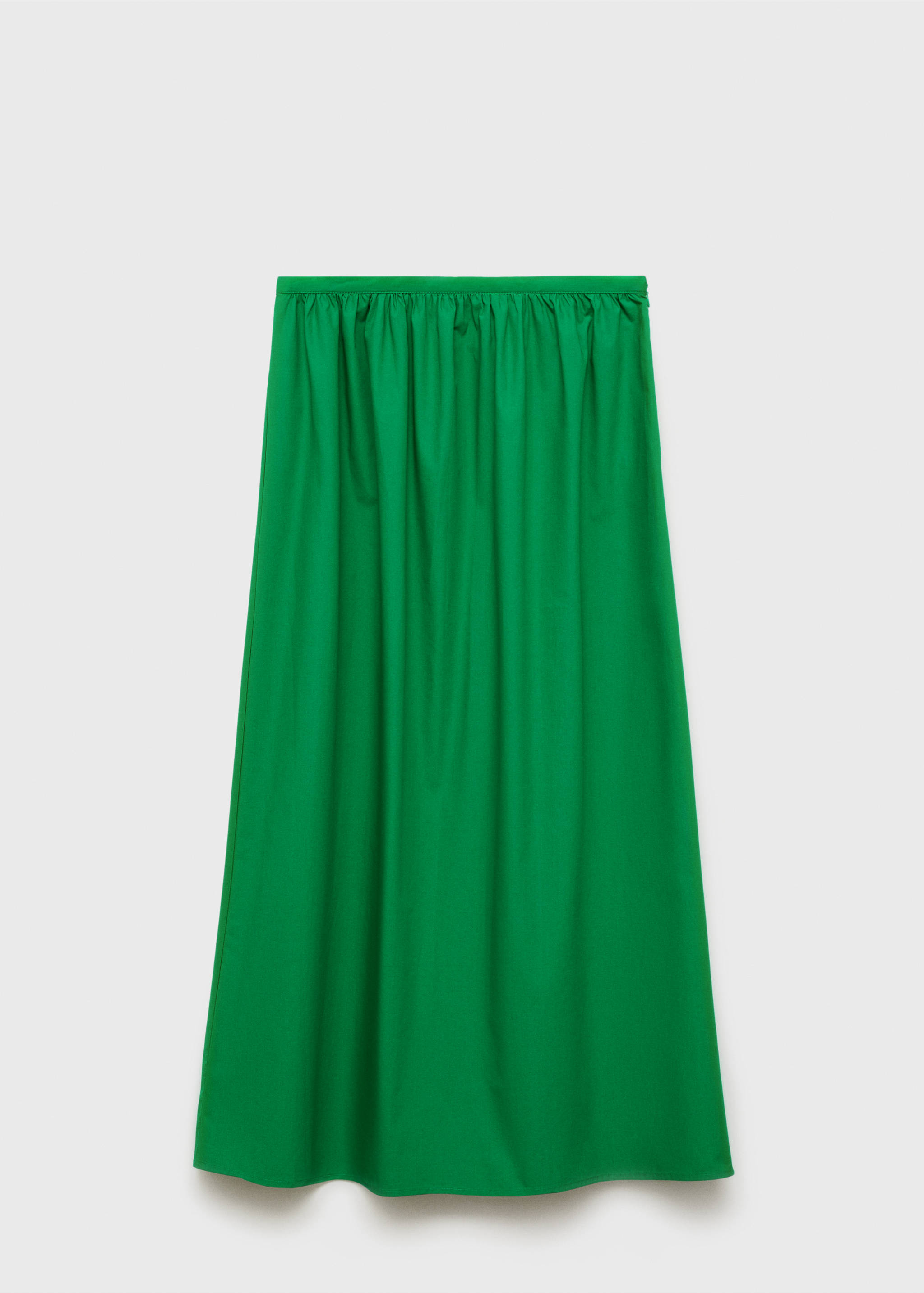 Ausgestellter Baumwollrock - Artikel ohne Model, Grün. Ref: 87034778-00.