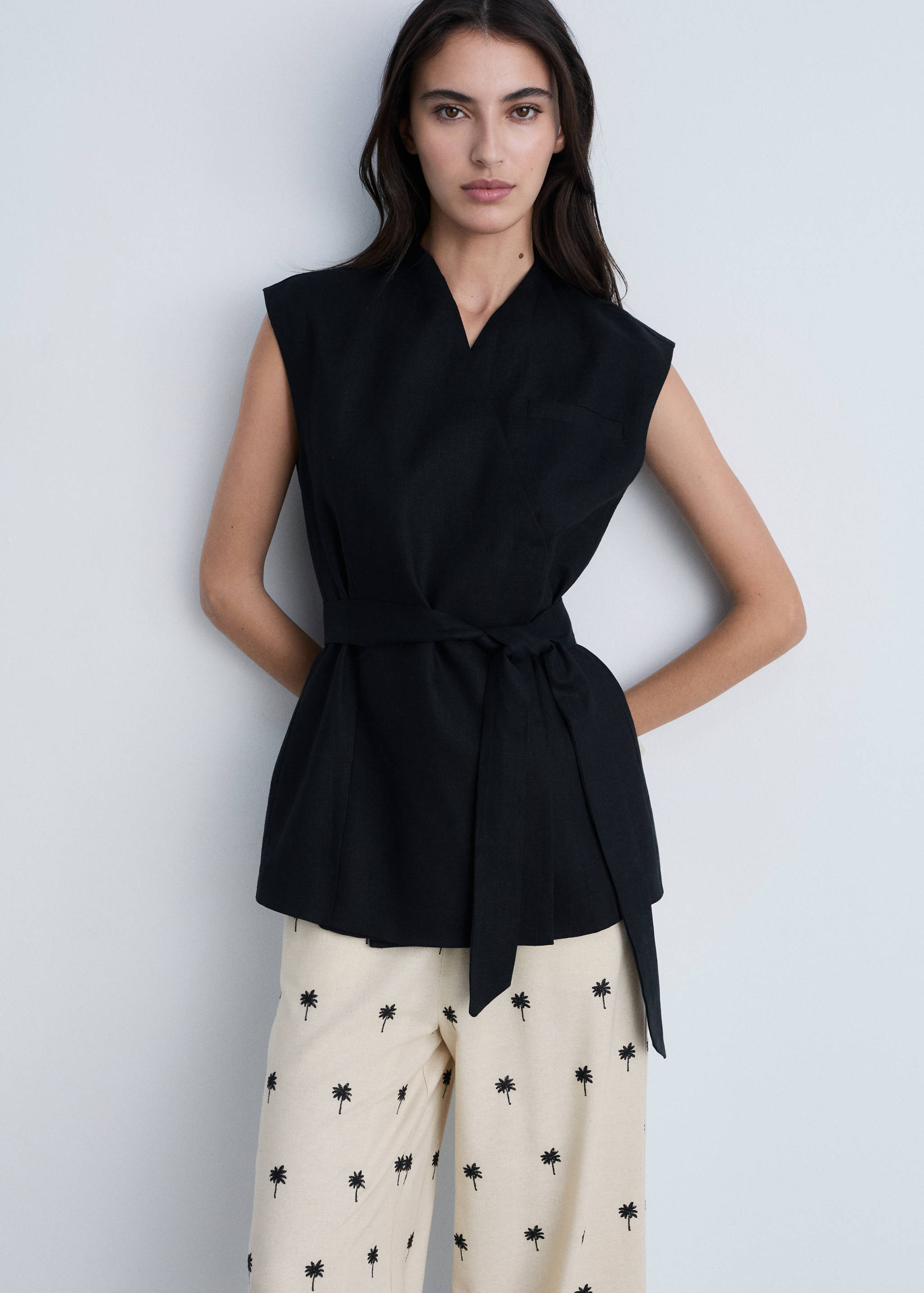 Pantalon droit brodé - Détail de l'article 2