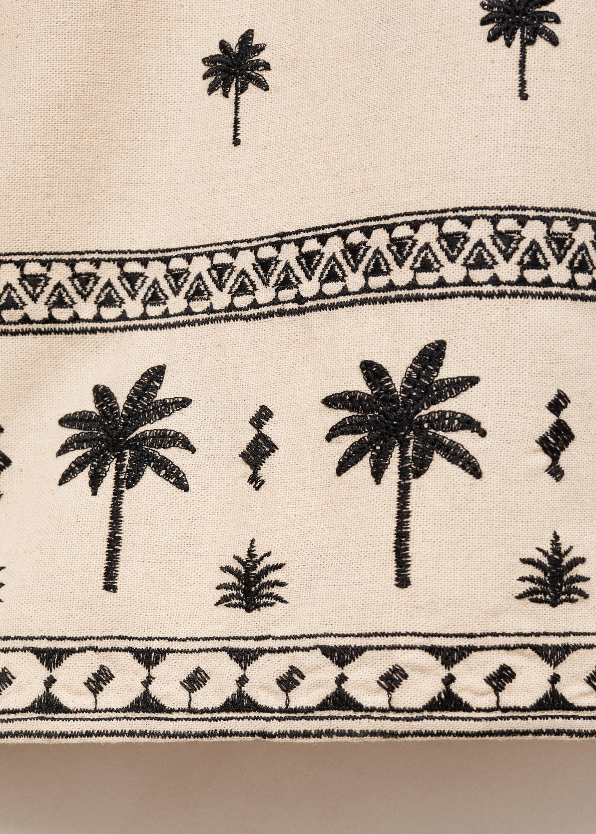 Pantalon droit brodé - Détail de l'article 0