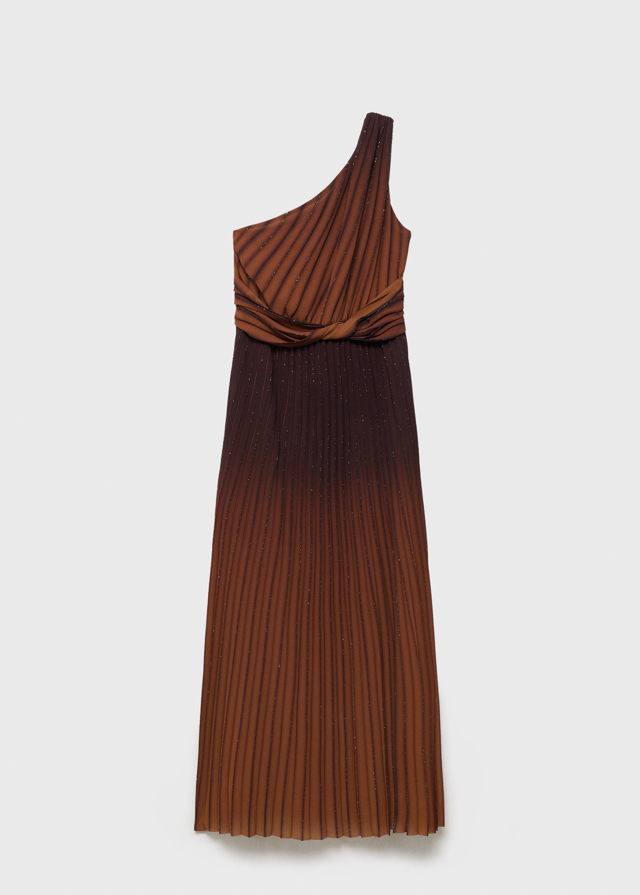 Gradient-effect pleated dress - Article without model