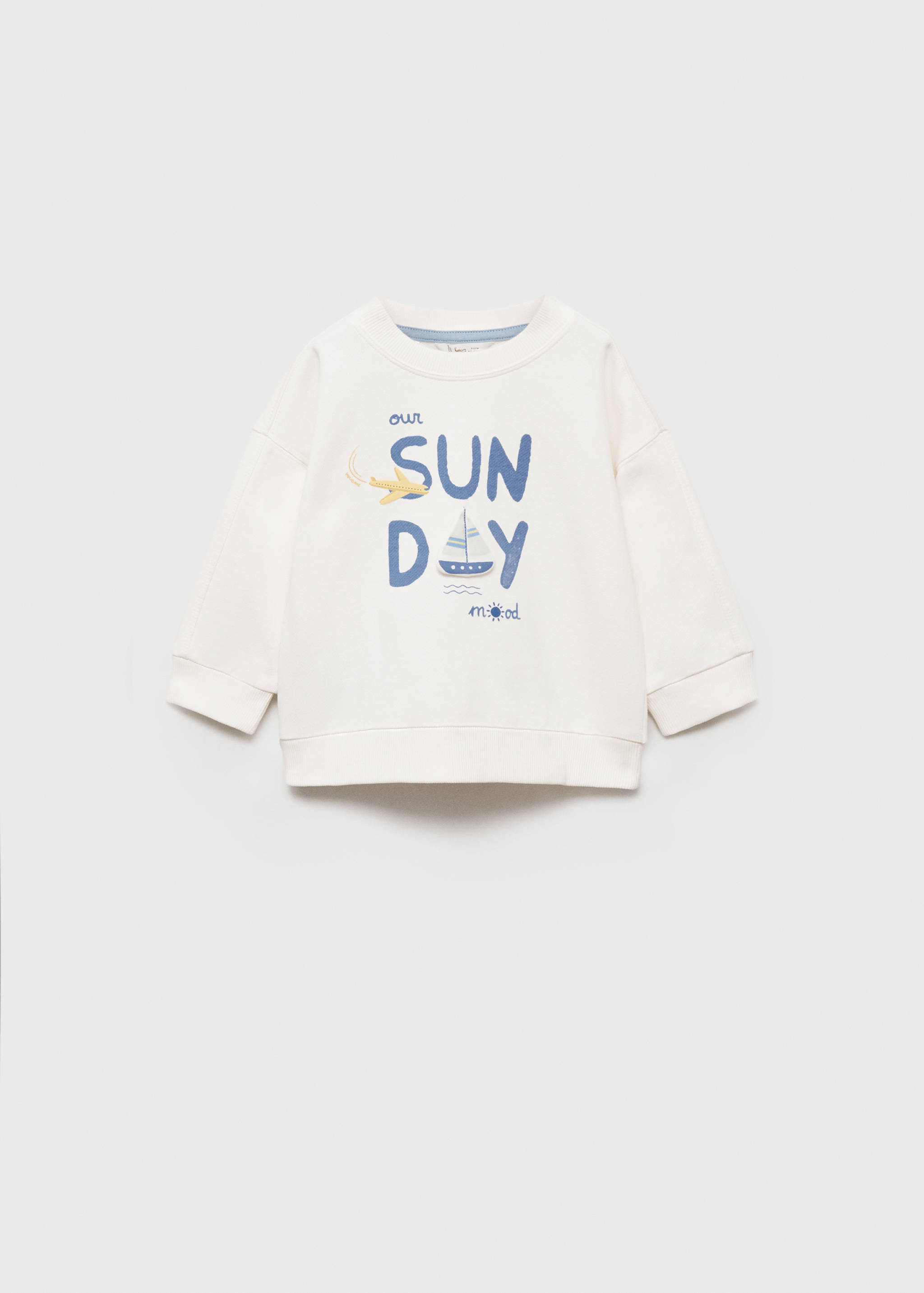 Mikina s nápisem - Zboží bez modelu