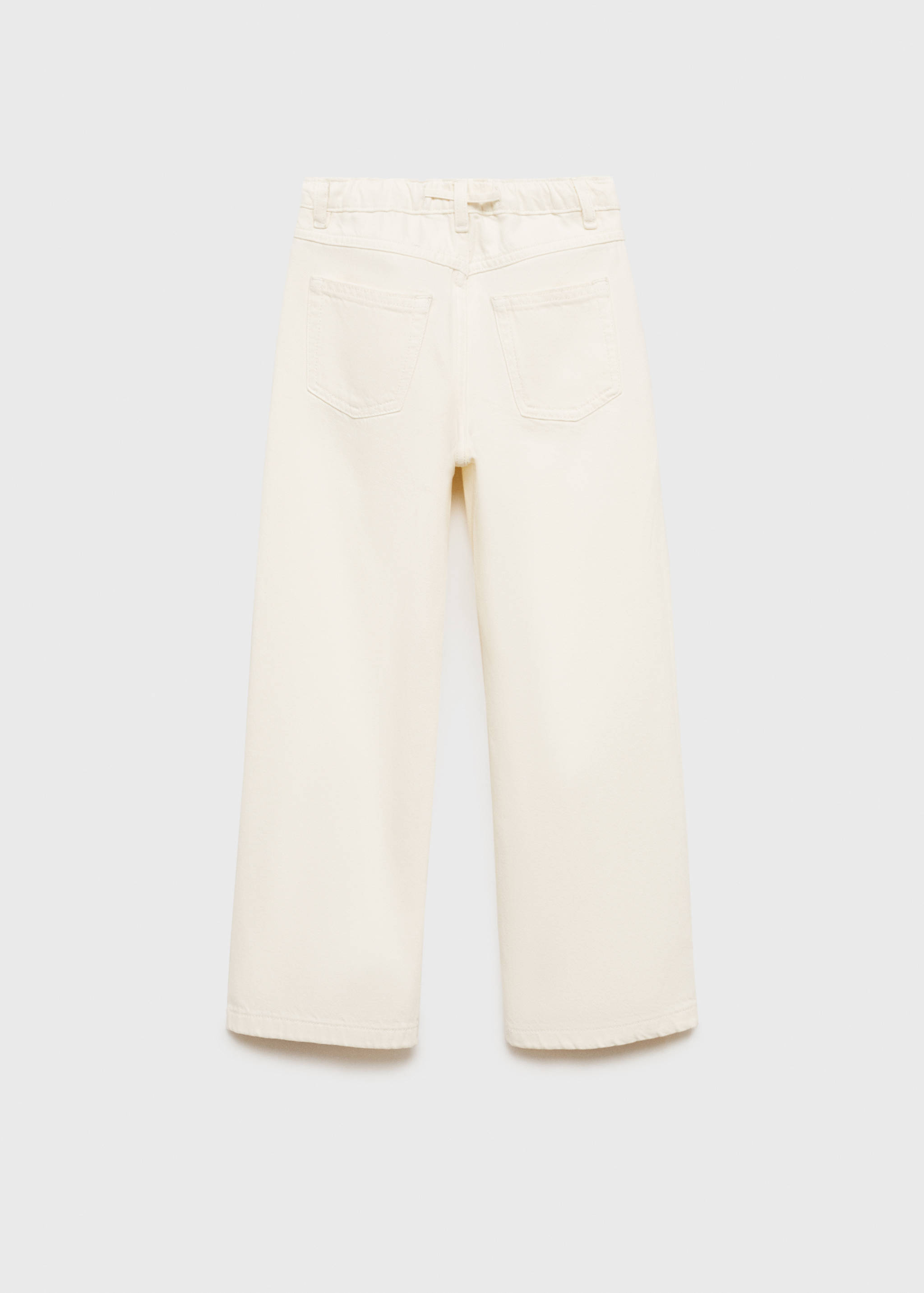 Wideleg-Jeans mit verstellbarer Kordel - Rückseite des Artikels