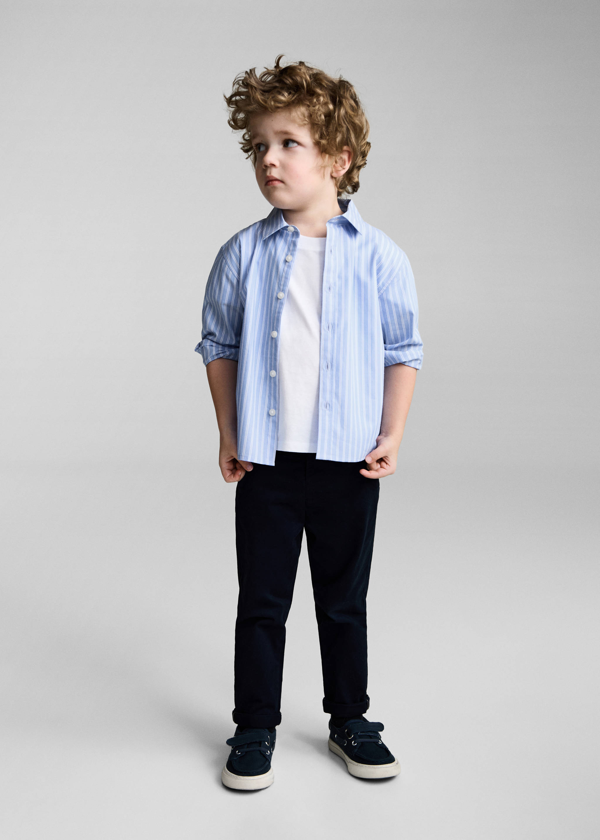 100% cotton striped shirt - General plane