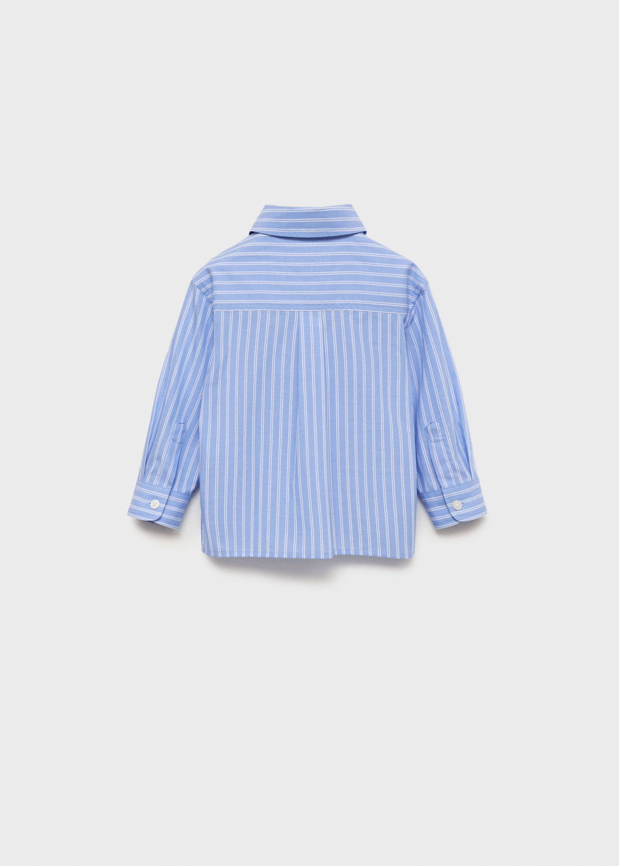 100% cotton striped shirt - Reverse of the article