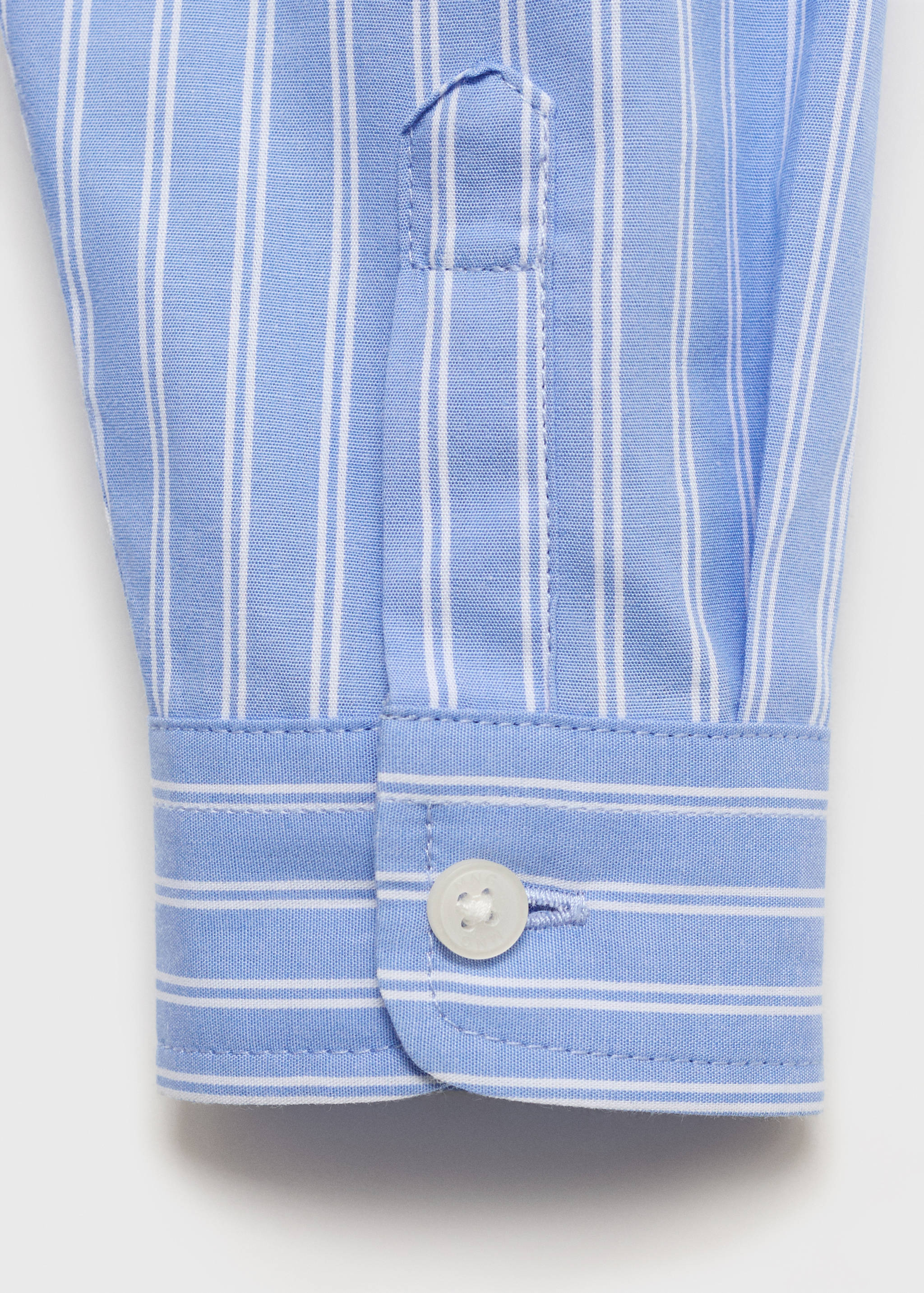 100% cotton striped shirt - Details of the article 0