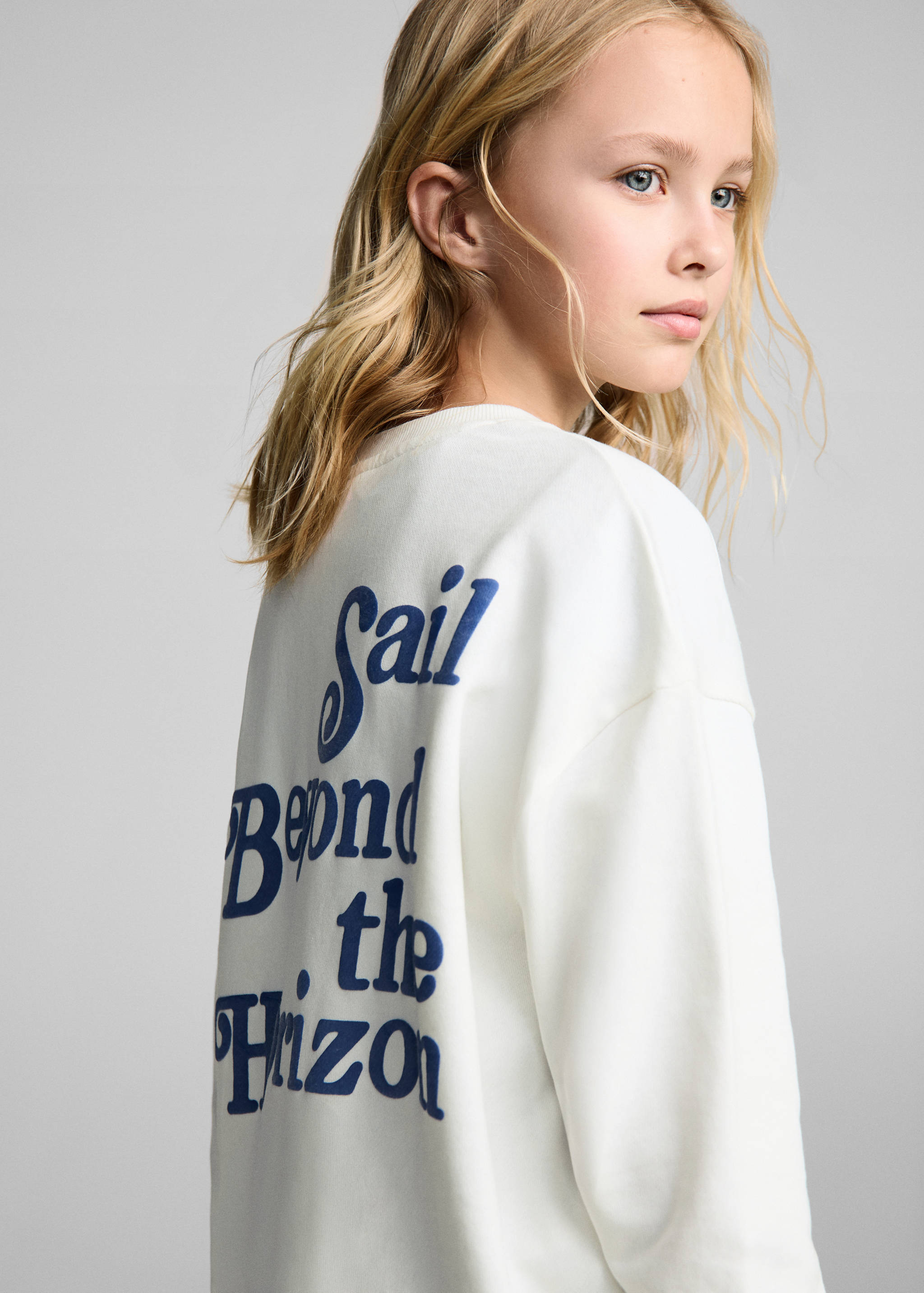 Message cotton sweatshirt - Details of the article 4