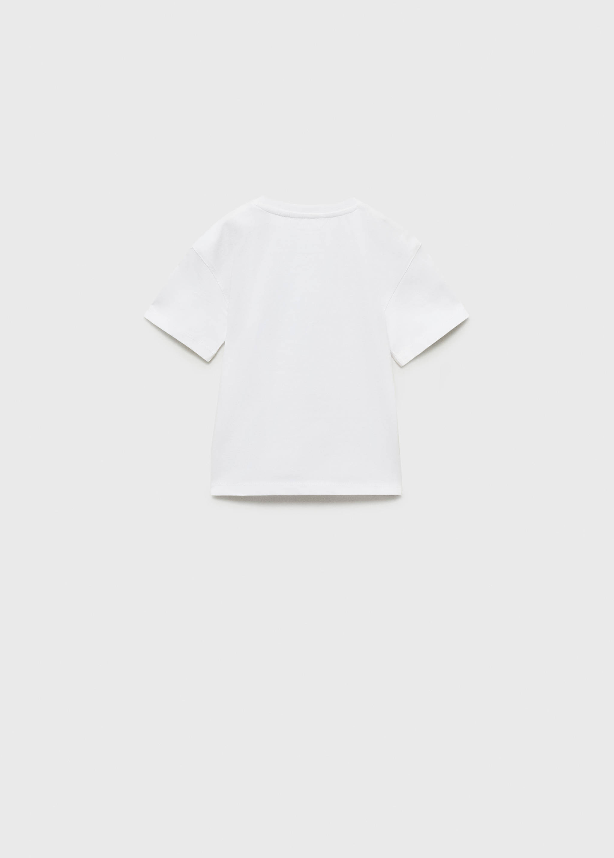 Embossed cotton T-shirt - Reverse of the article