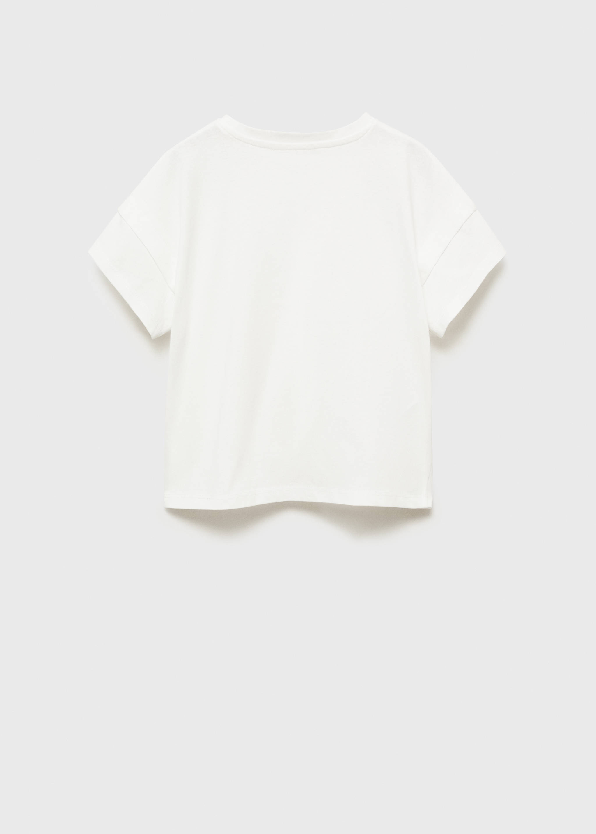 Camiseta algodón detalle nudo - Reverso del artículo