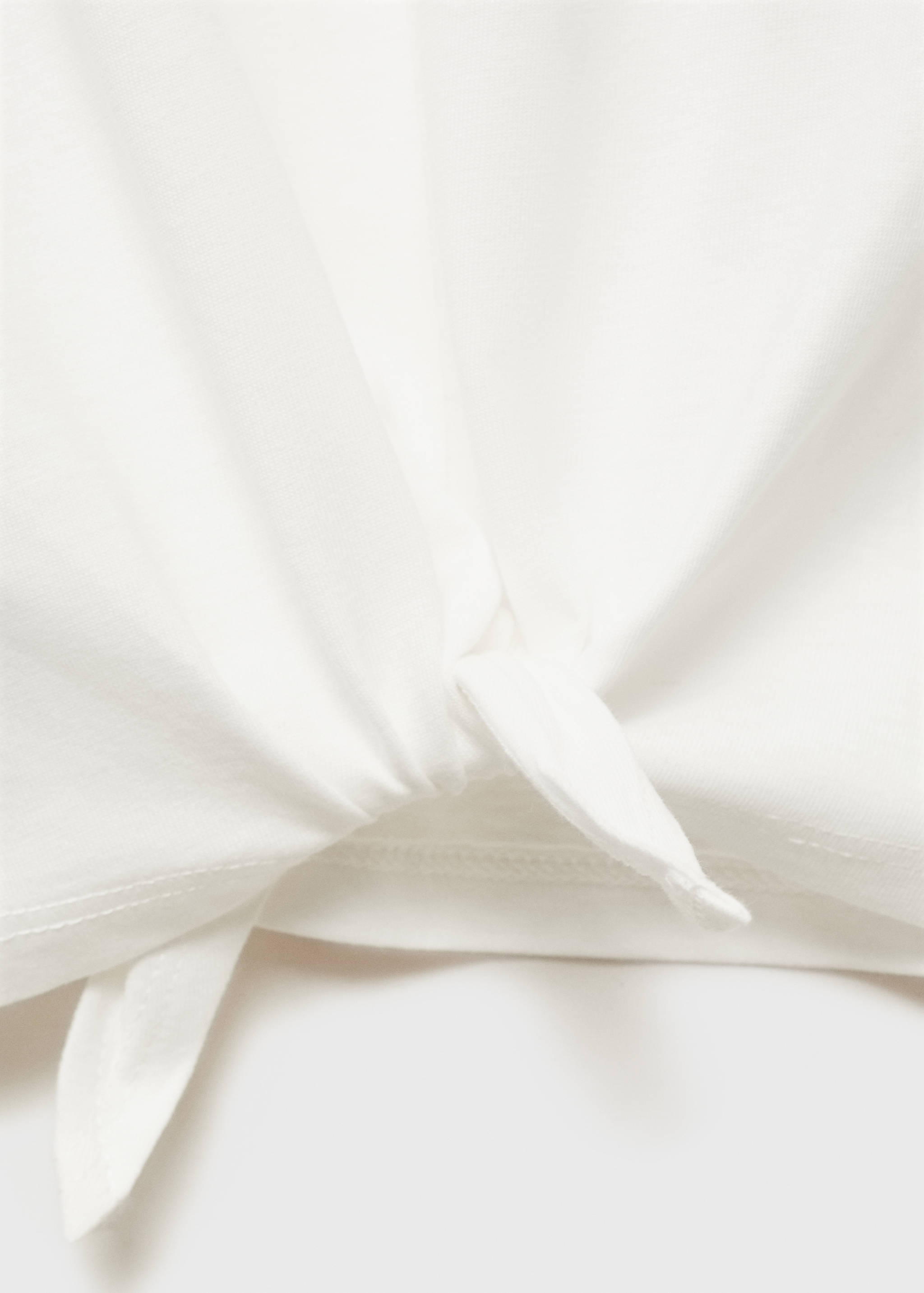 Camiseta algodón detalle nudo - Detalle del artículo 8