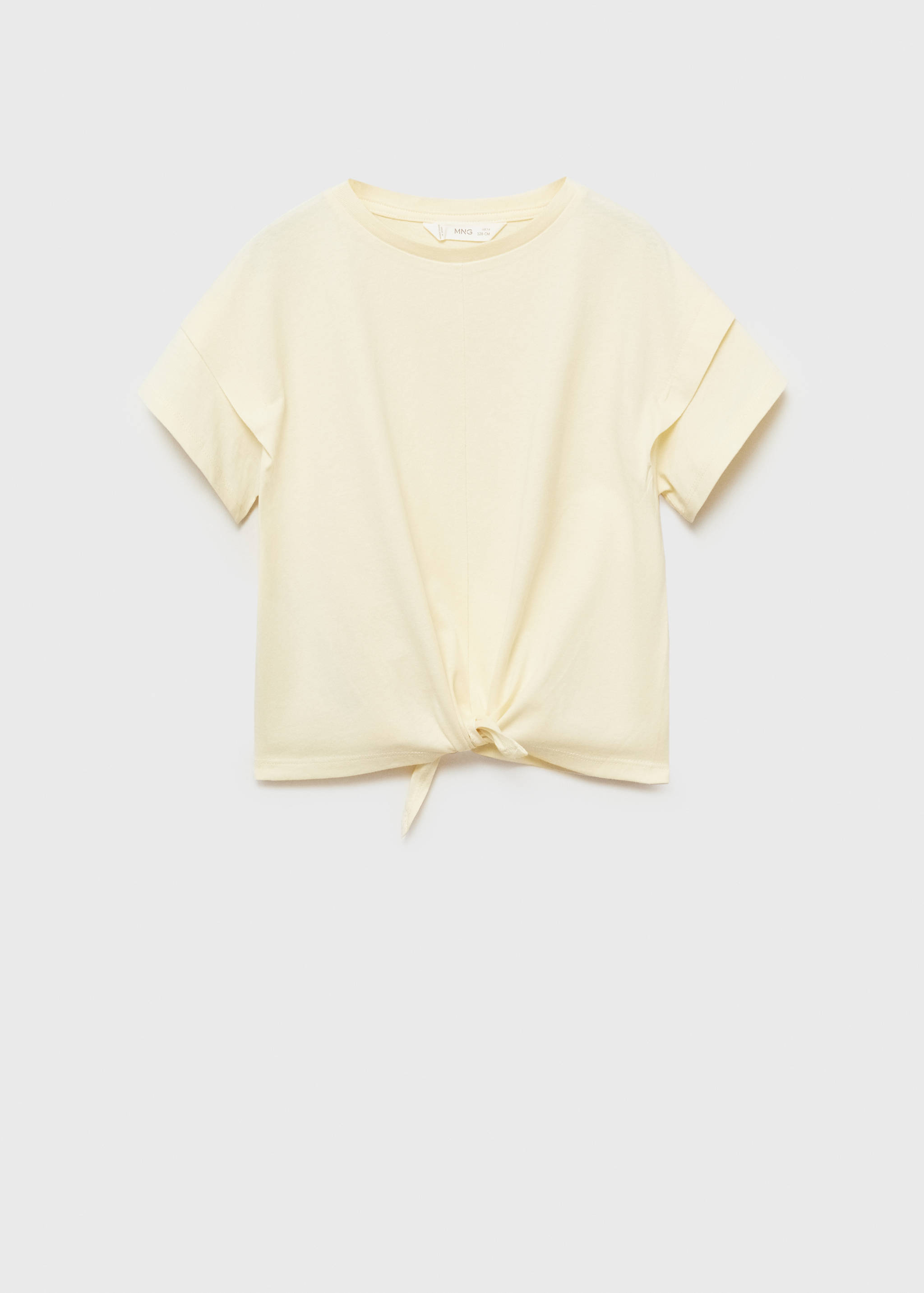 Camiseta algodón detalle nudo - Artículo sin modelo