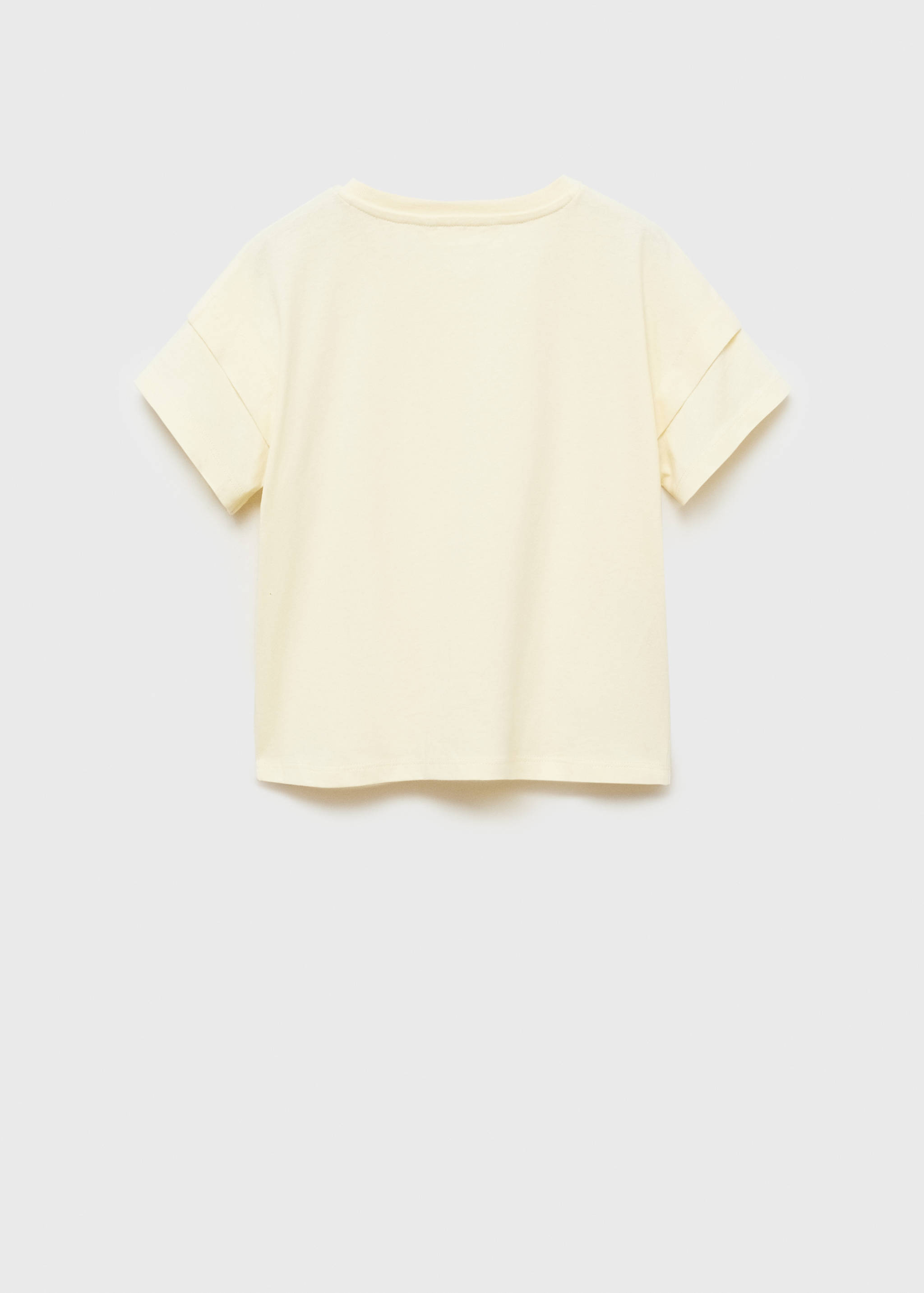 Camiseta algodón detalle nudo - Reverso del artículo