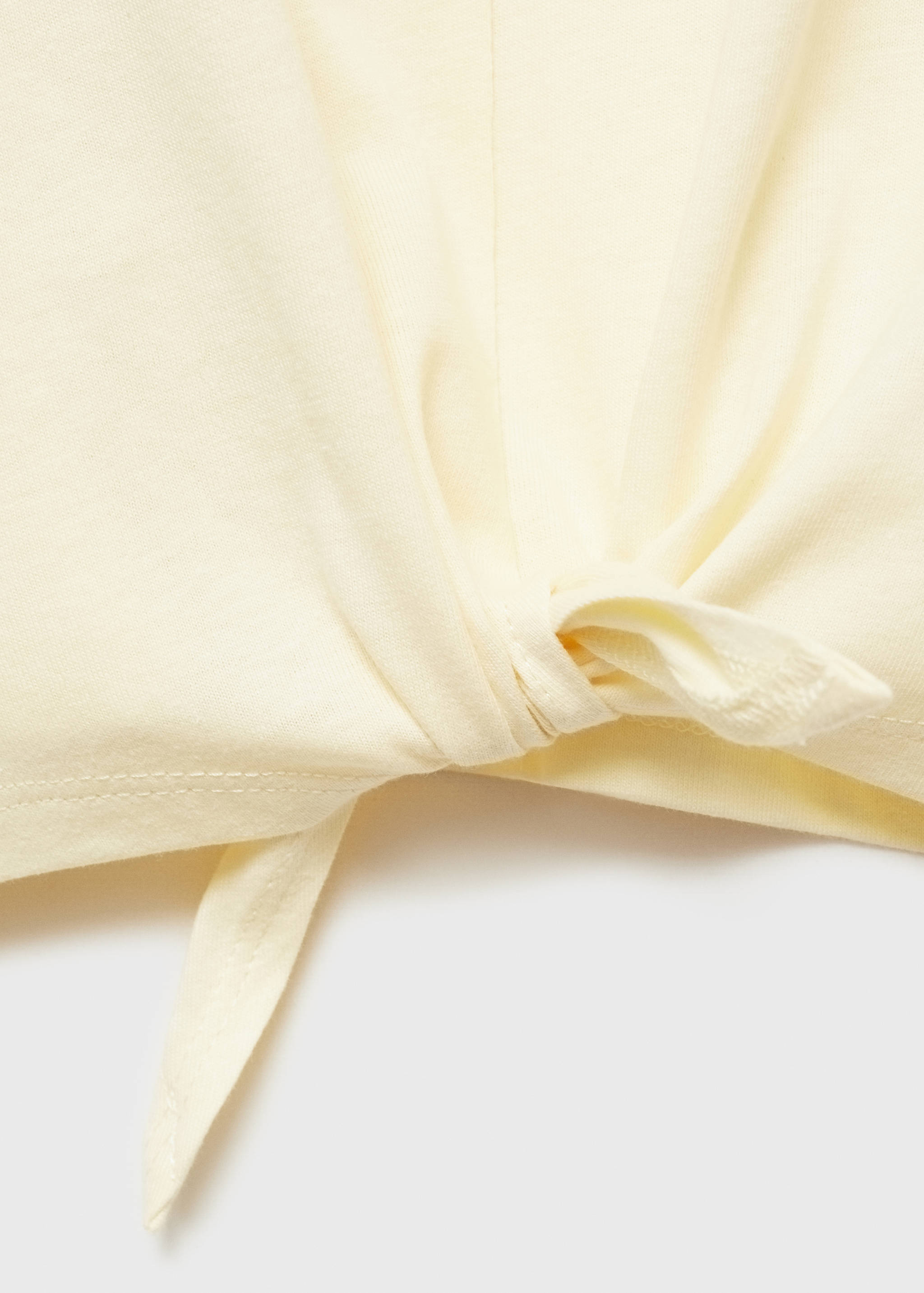 Camiseta algodón detalle nudo - Detalle del artículo 8