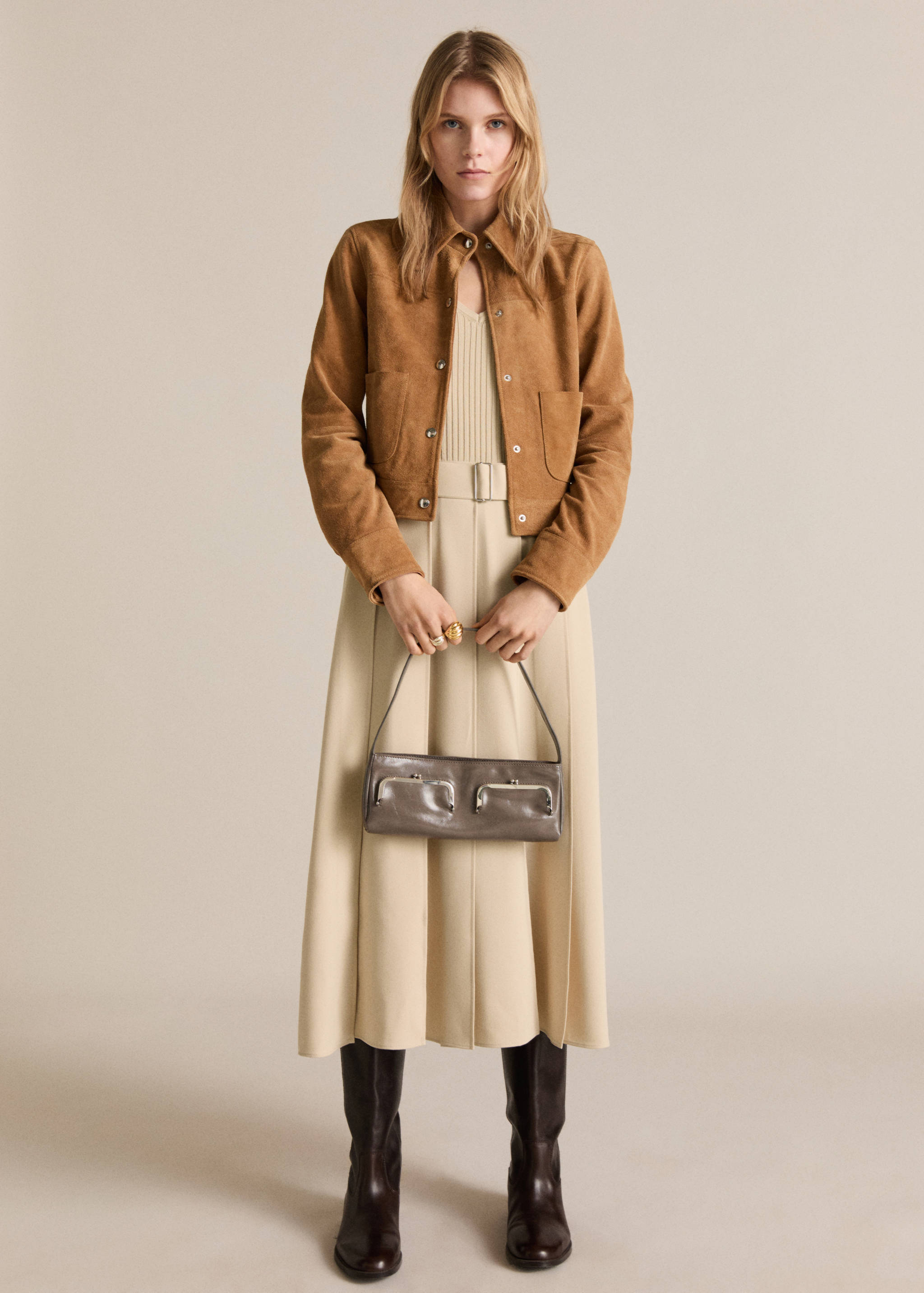 Velúr bőr dzseki - Általános sík