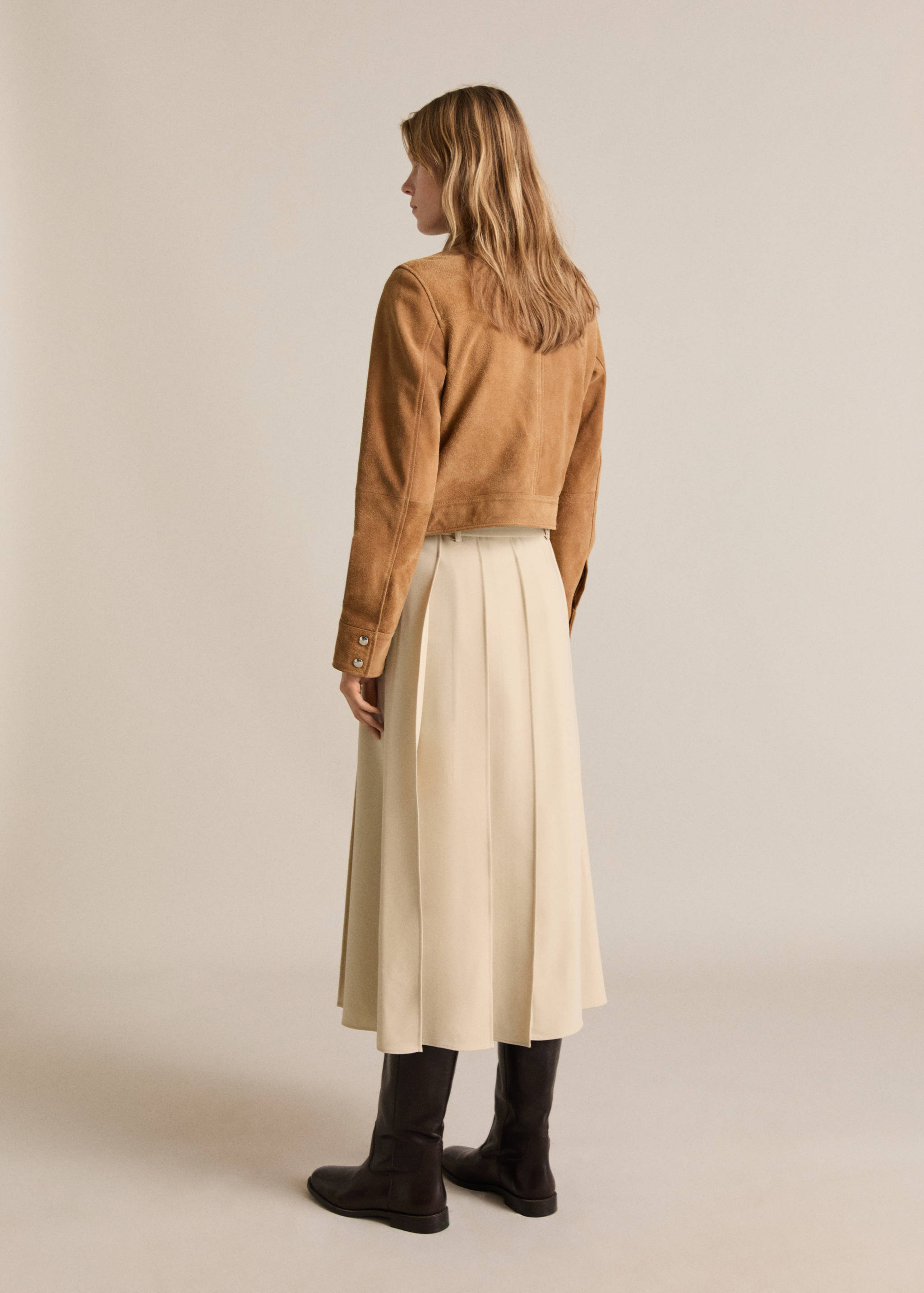 Velúr bőr dzseki - A cikk hátulja