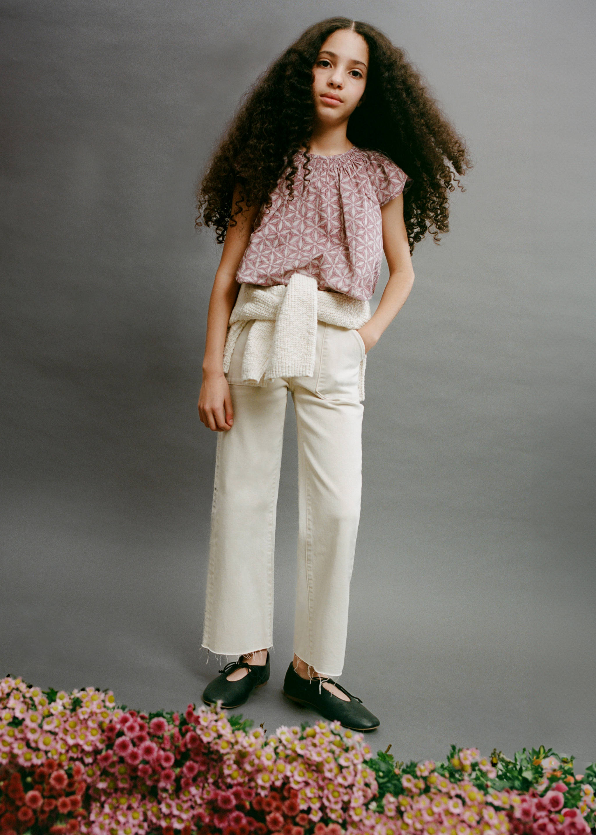 Printed cotton blouse - Details of the article 5