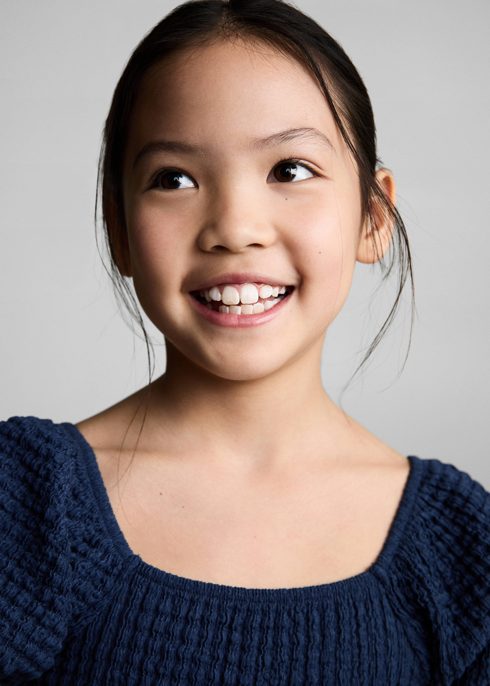 Textured long jumpsuit - Details of the article 1