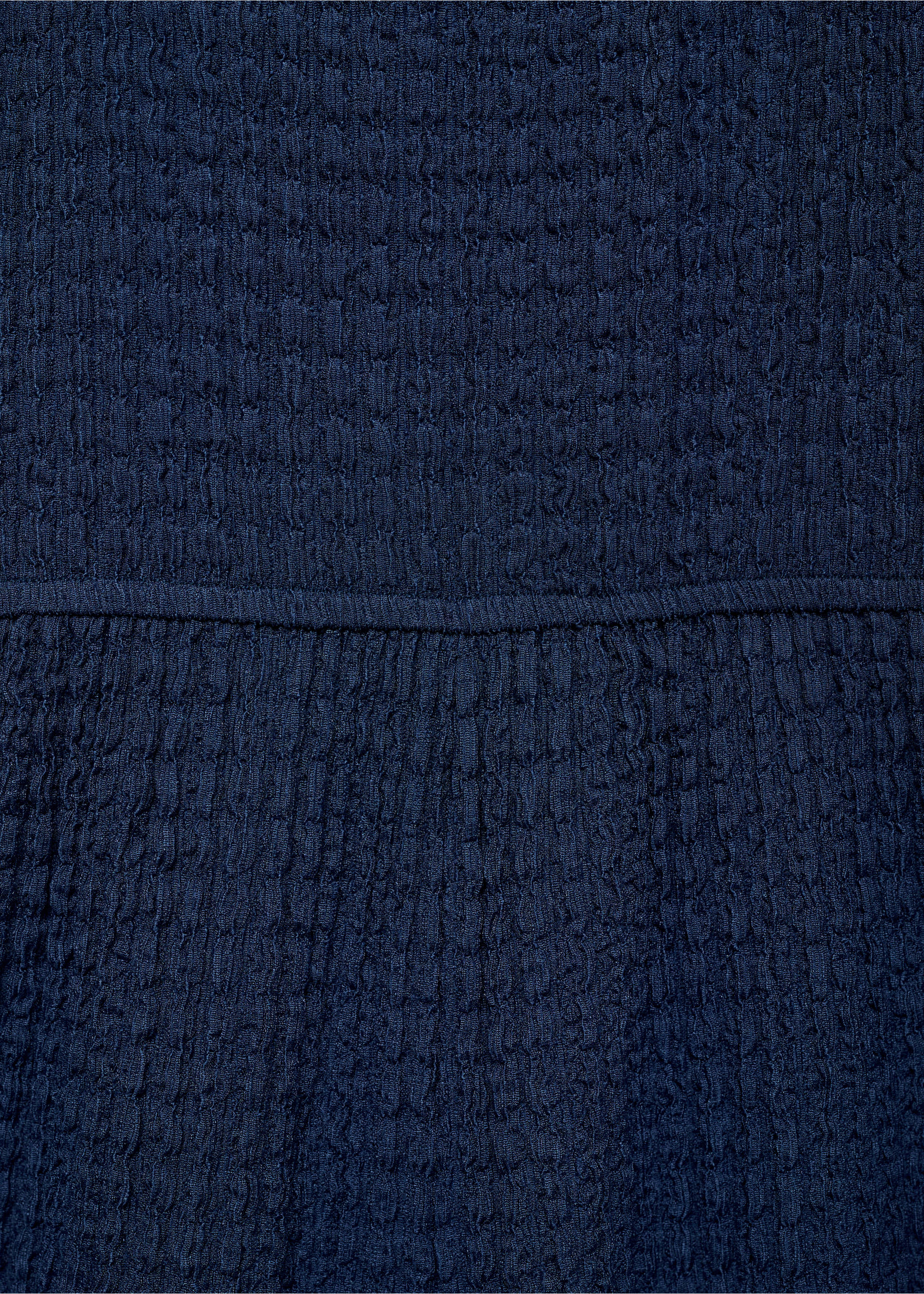 Langer Jumpsuit mit Struktur - Detail des Artikels 0, Nachtblau. Ref: 87034809-00.