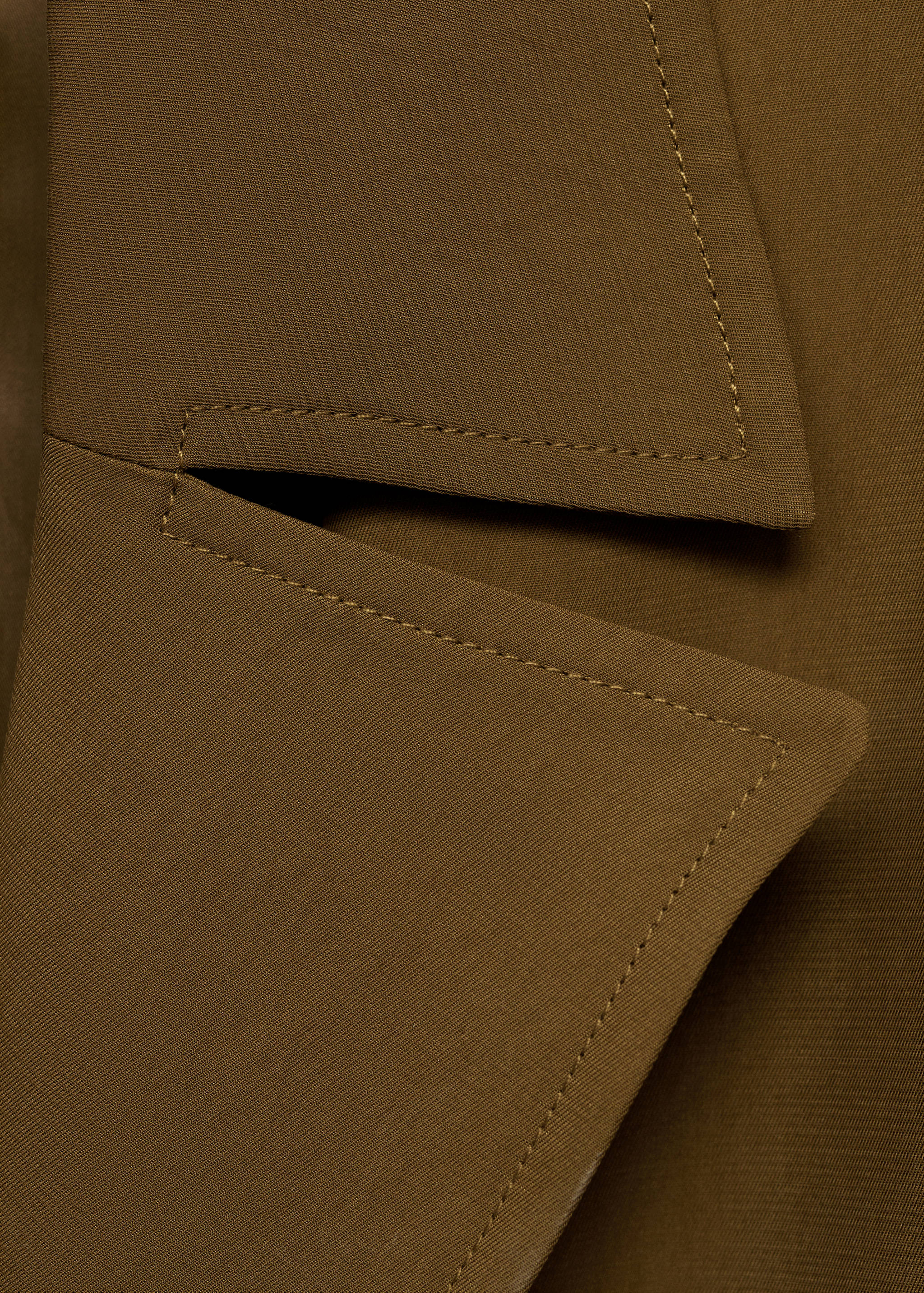 Oversized long lyocell trench coat - Details of the article 8
