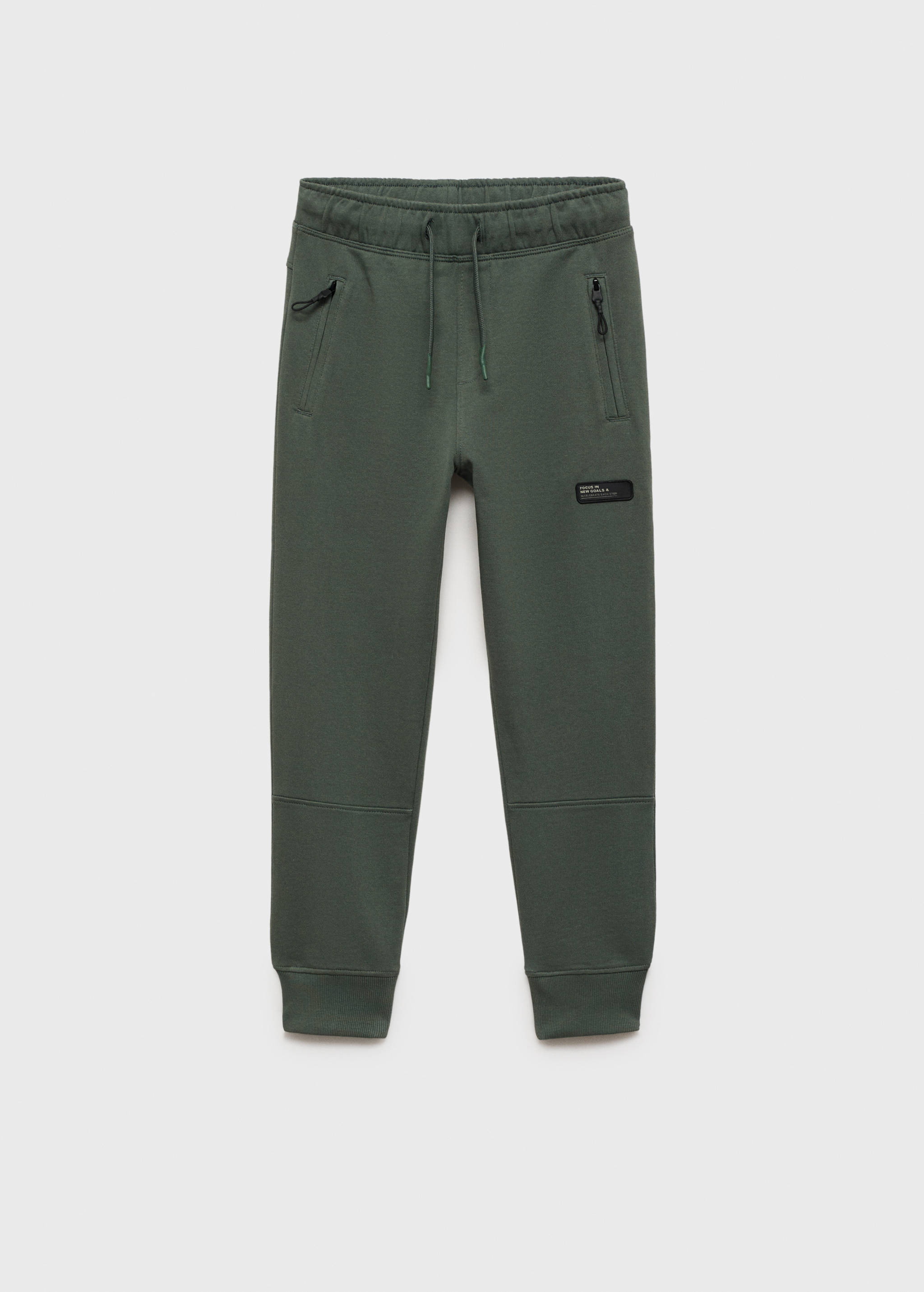 Cotton jogger-style trousers - Article without model