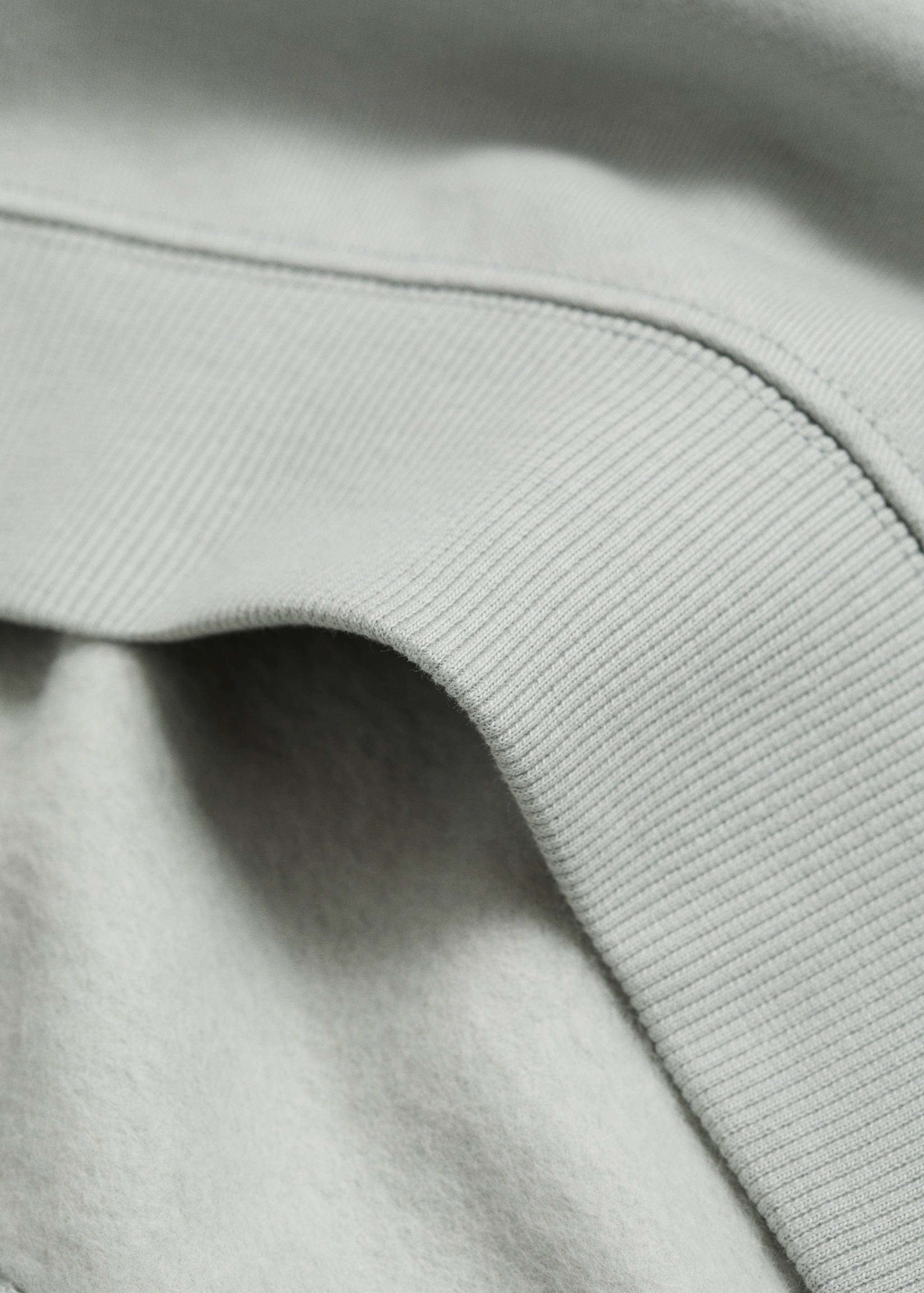 Cotton sweatshirt zipper - Details of the article 0