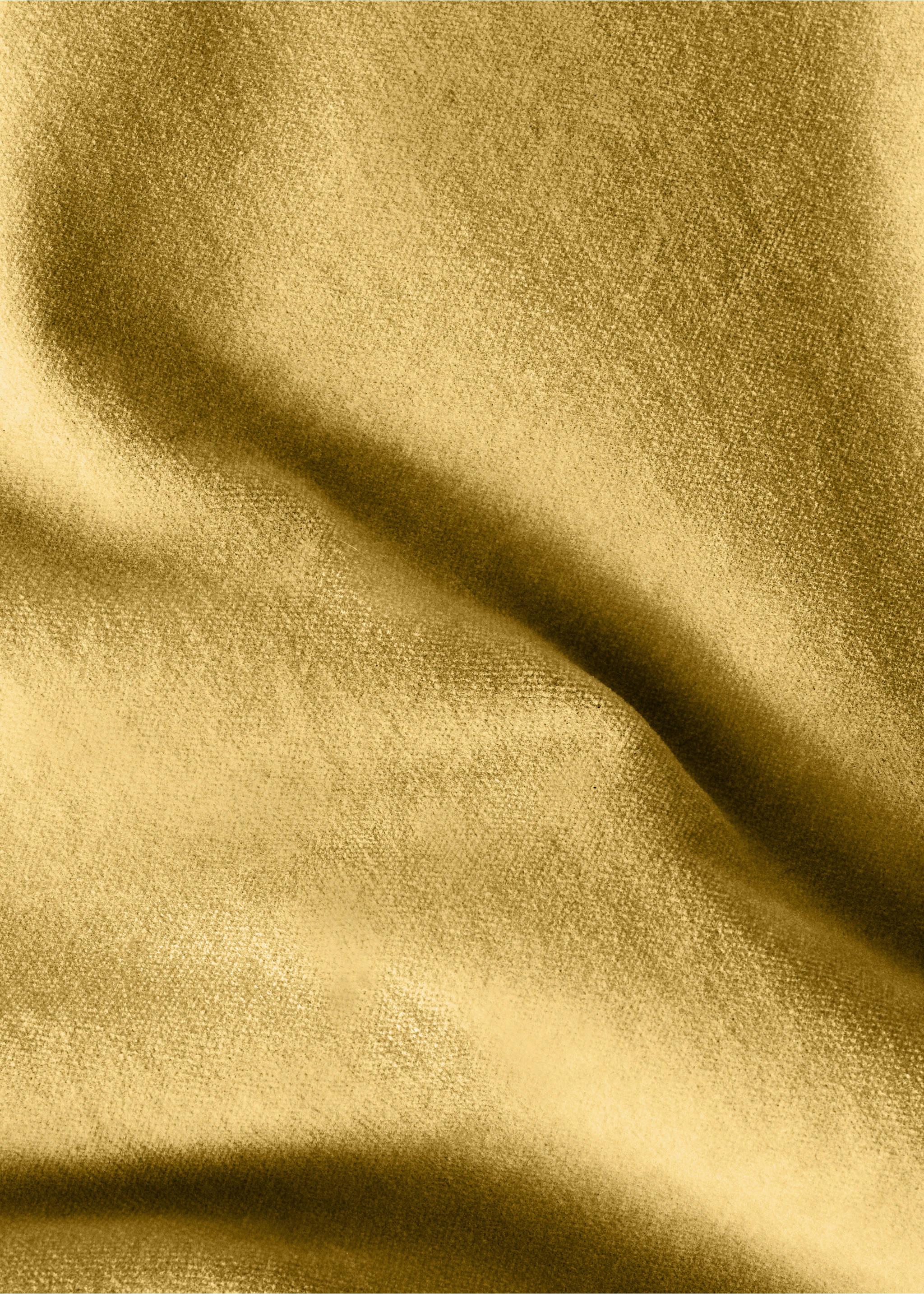 Garment-dyed velvet cotton bedspread for cot - Details of the article 2, Lime. Ref: 87035145-00.