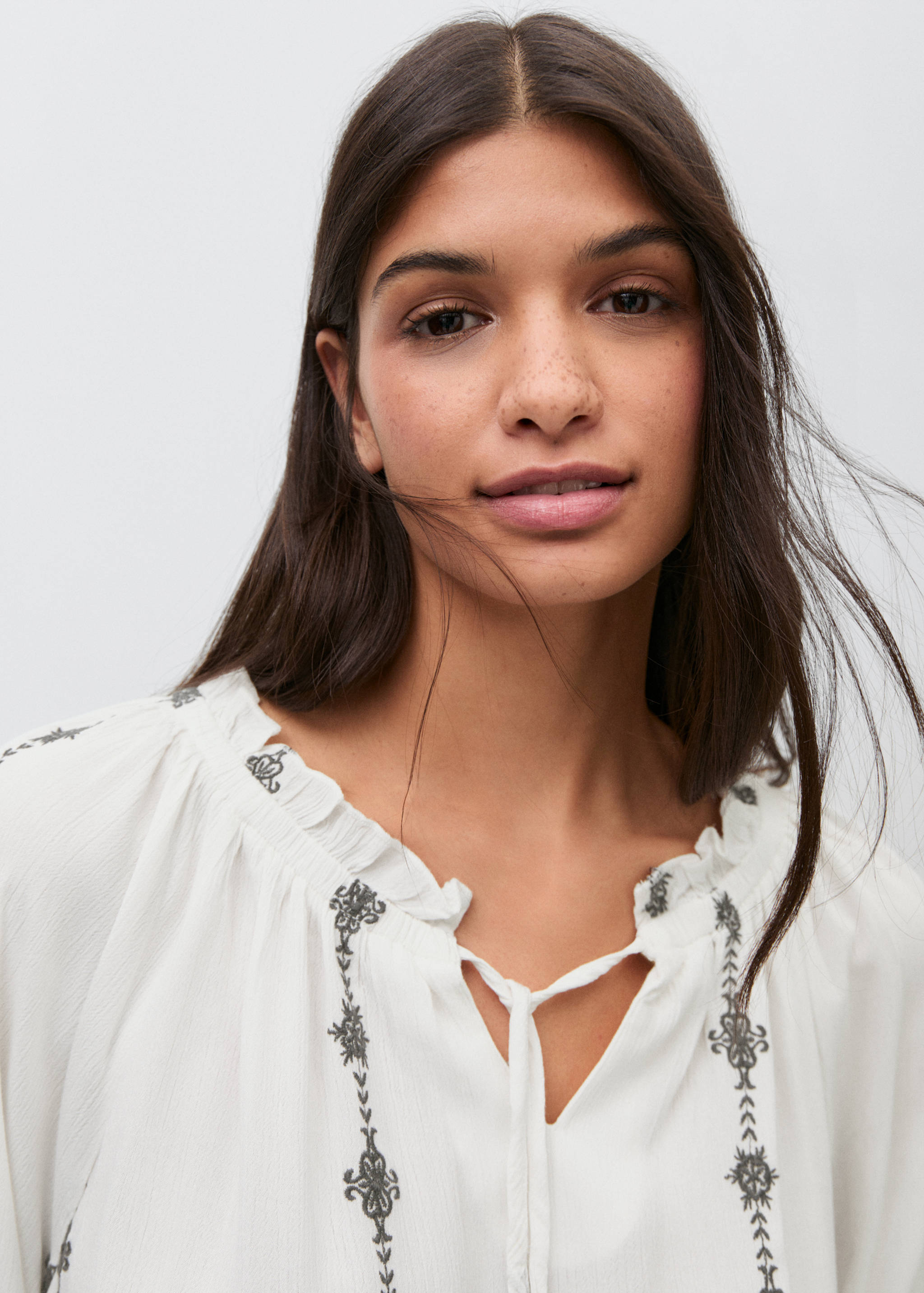Embroidered blouse - Details of the article 1