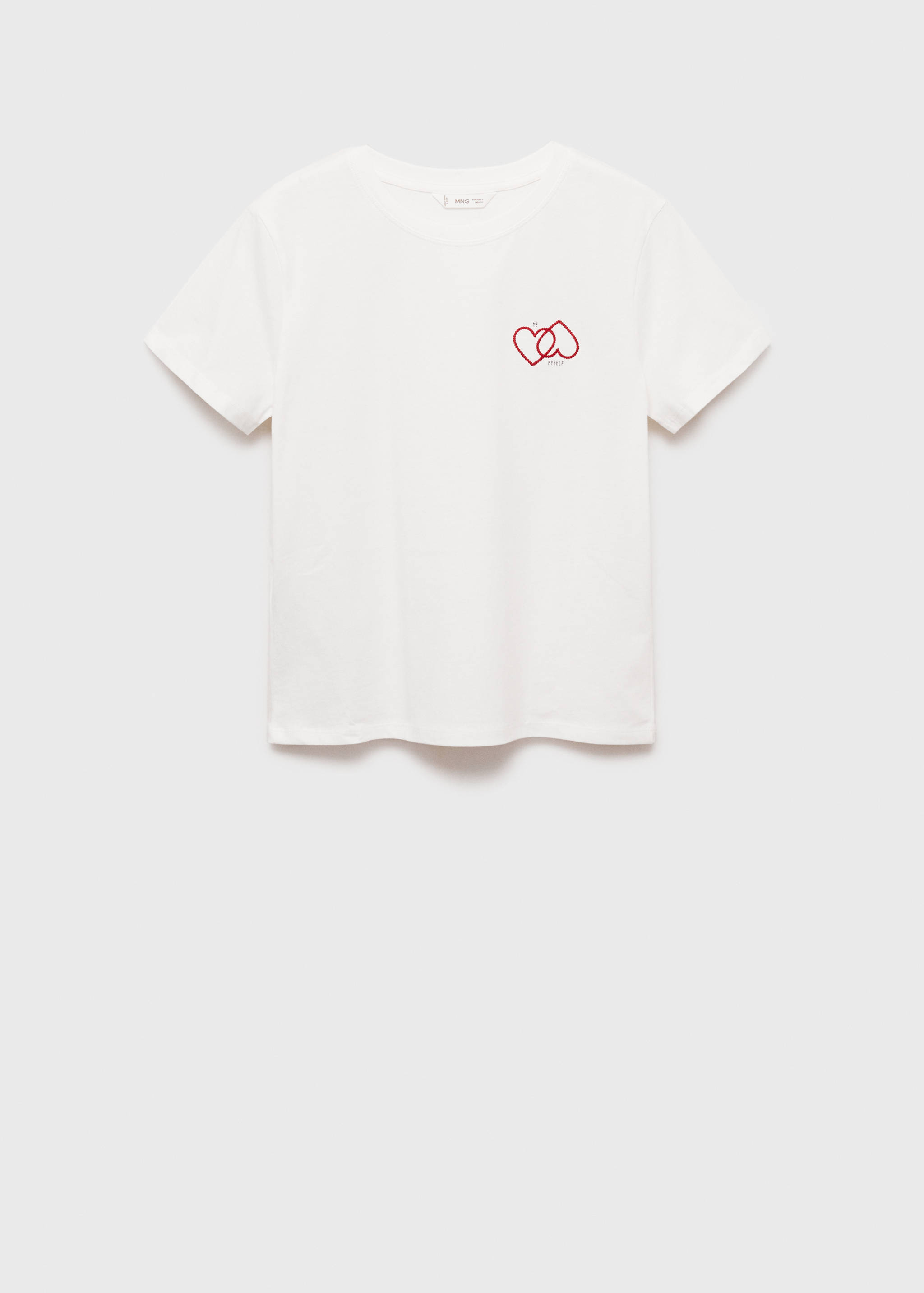 T-shirt imprimé cœurs - Article sans modèle