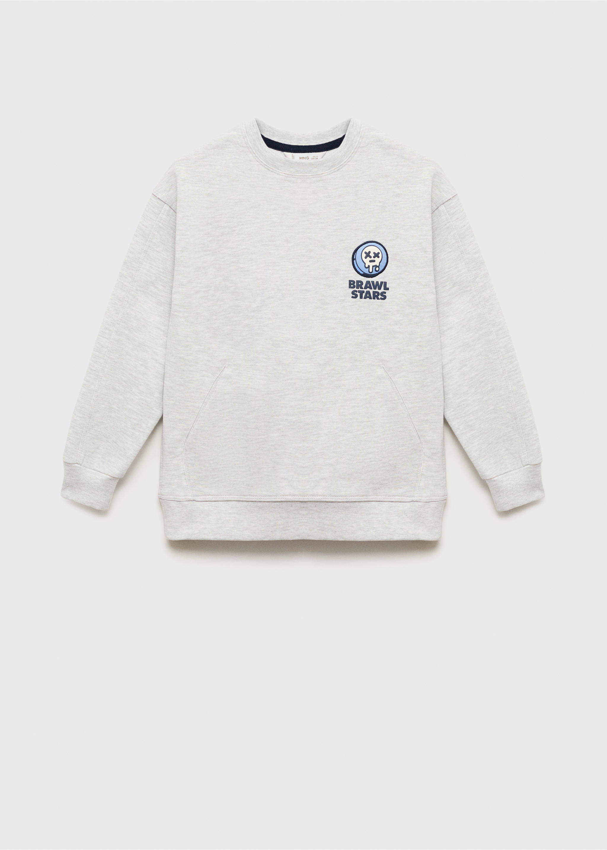 Brawl Stars sweatshirt - Article without model, Light Heather Grey. Ref: 87035734-00.