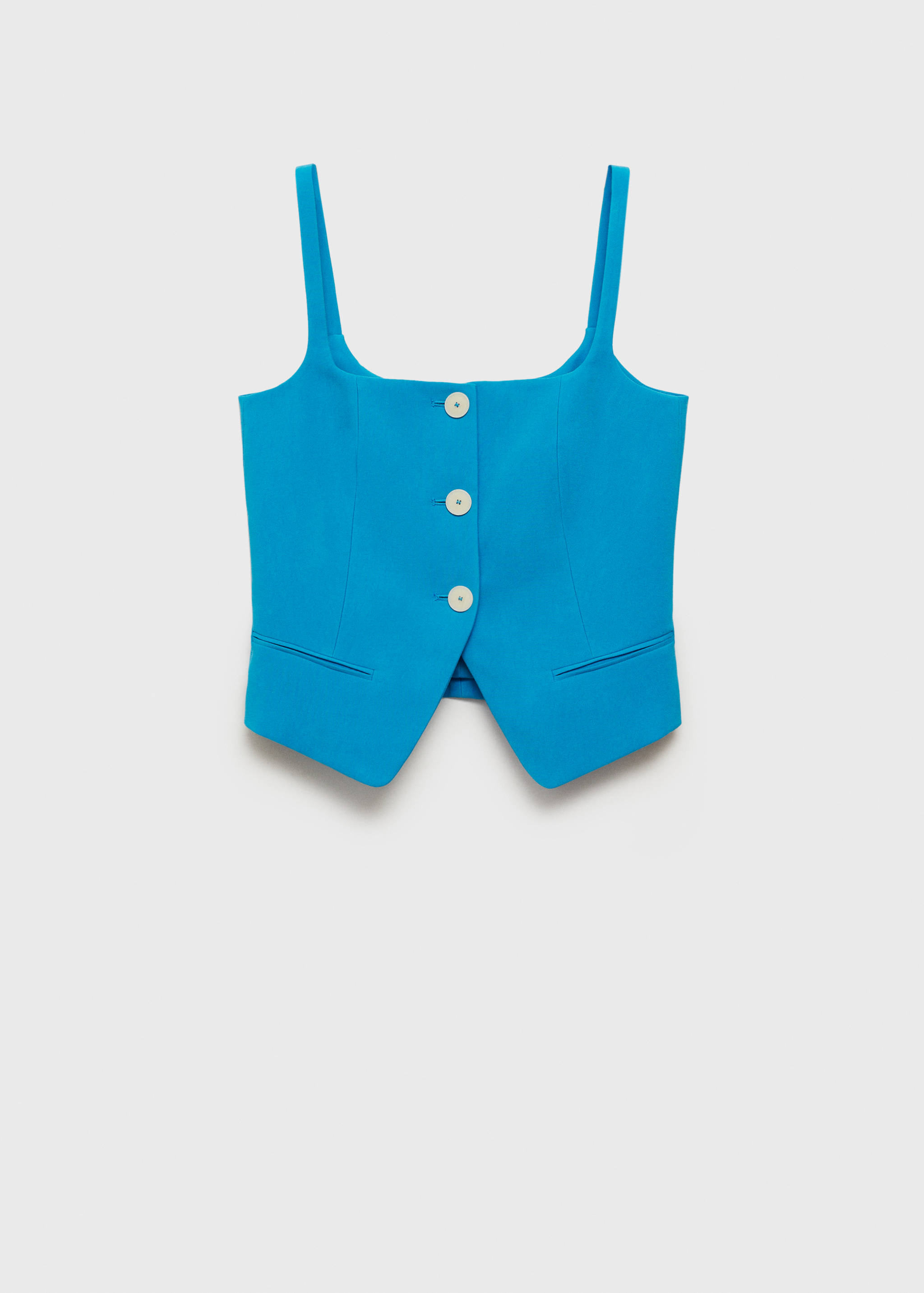 Suit waistcoat with open back - Article without model