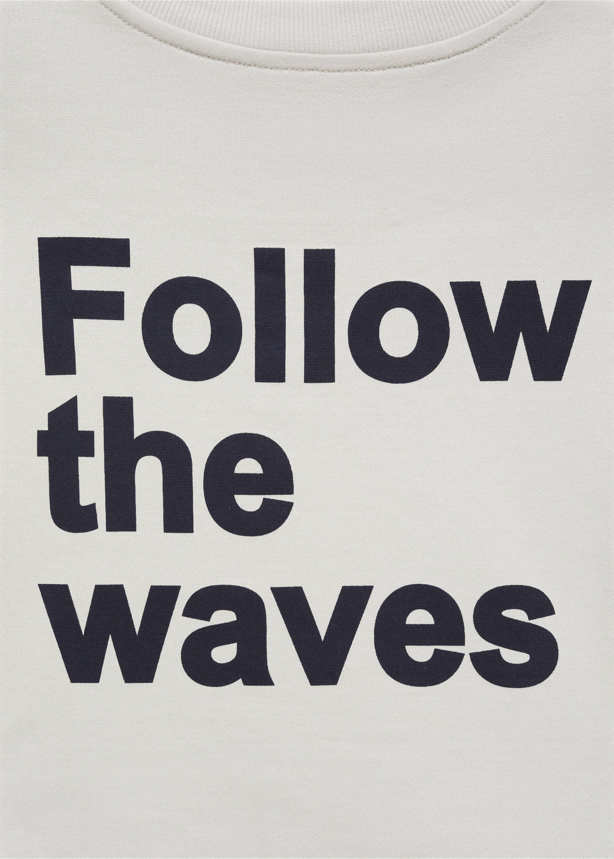 Printed cotton sweatshirt - Details of the article 8, Grey. Ref: 87035738-00.