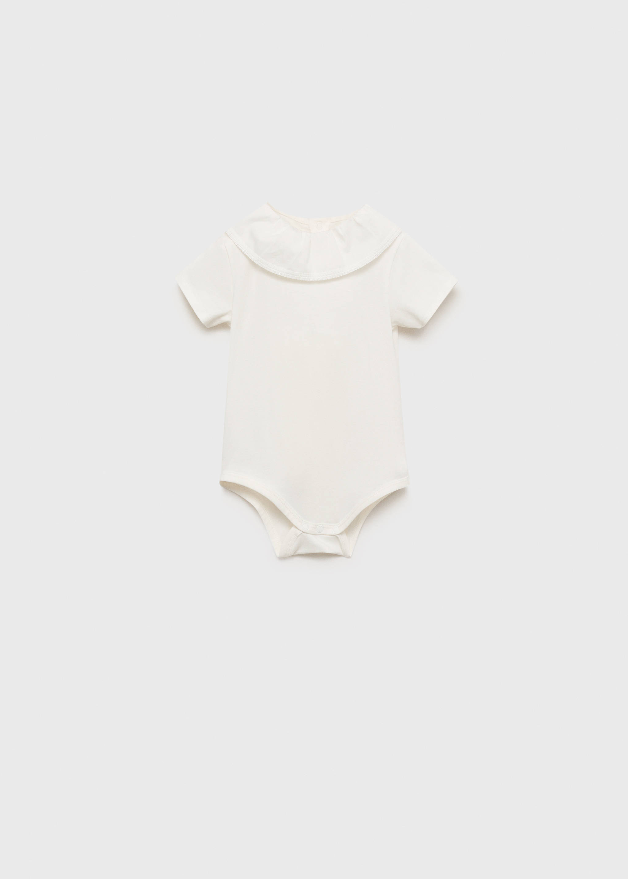 Baumwoll-Body mit Bubikragen - Artikel ohne Model
