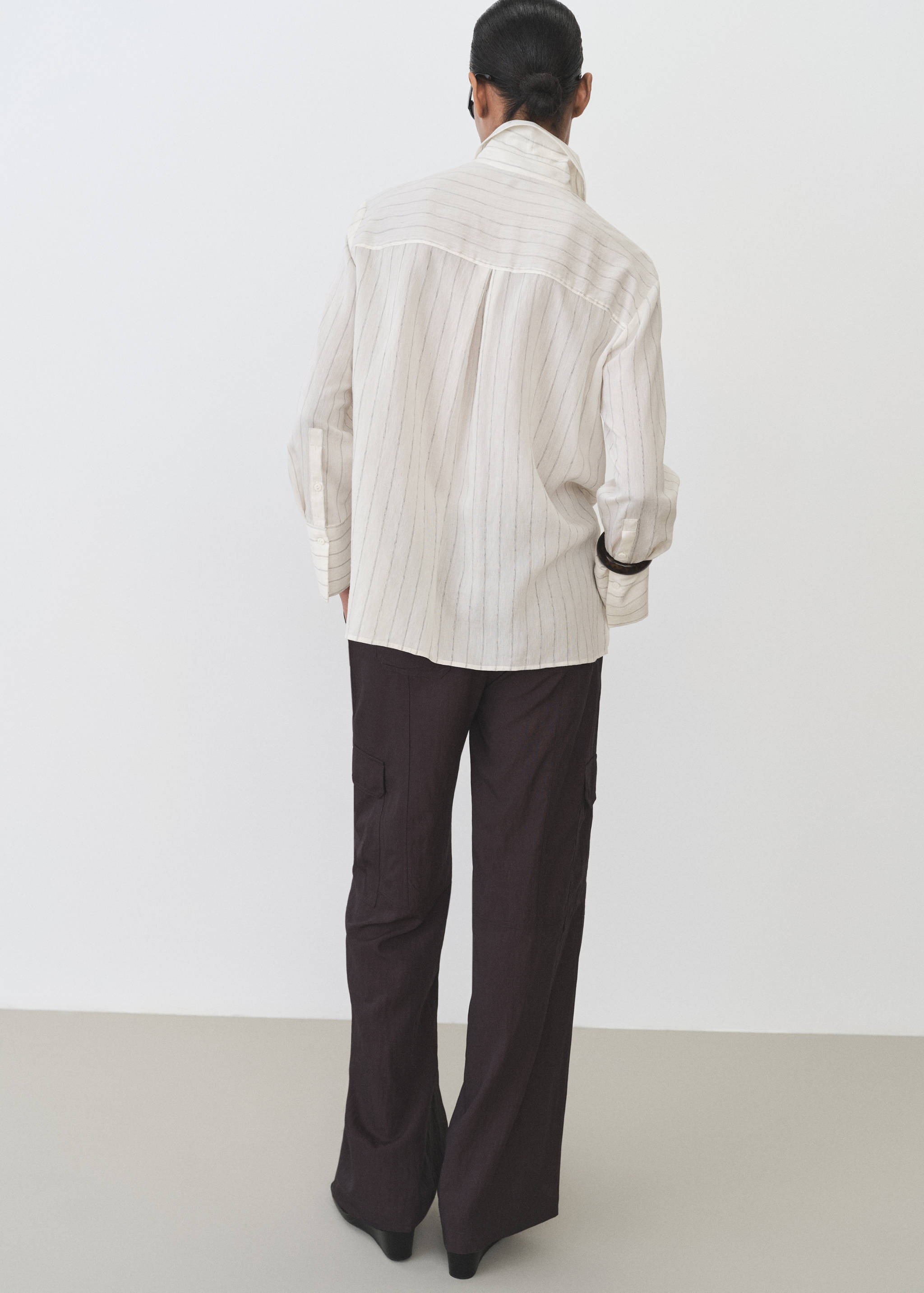 Camisa estampado rayas - Reverso del artículo