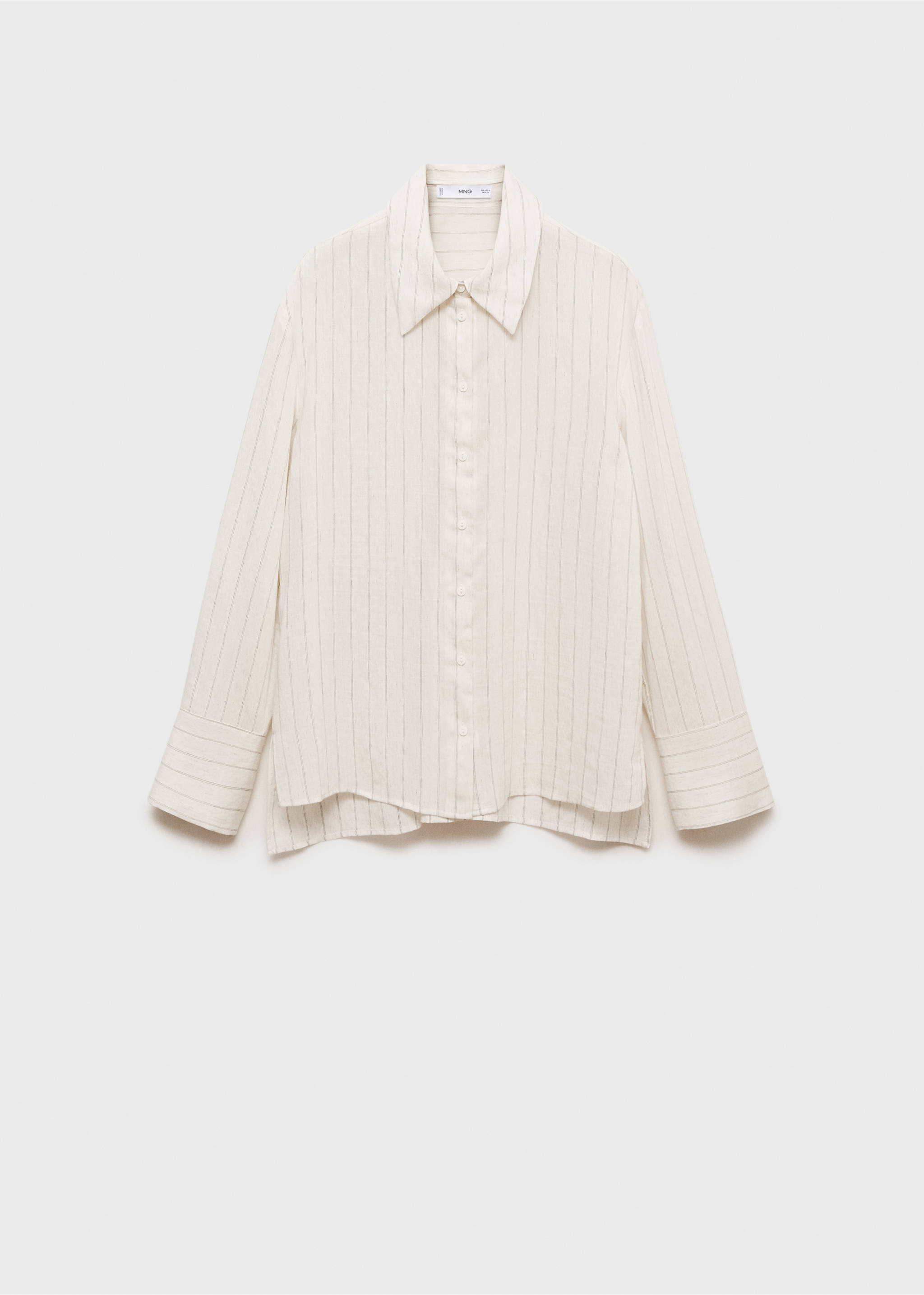 Camisa estampado rayas - Artículo sin modelo, Crudo. Ref: 87035744-00.