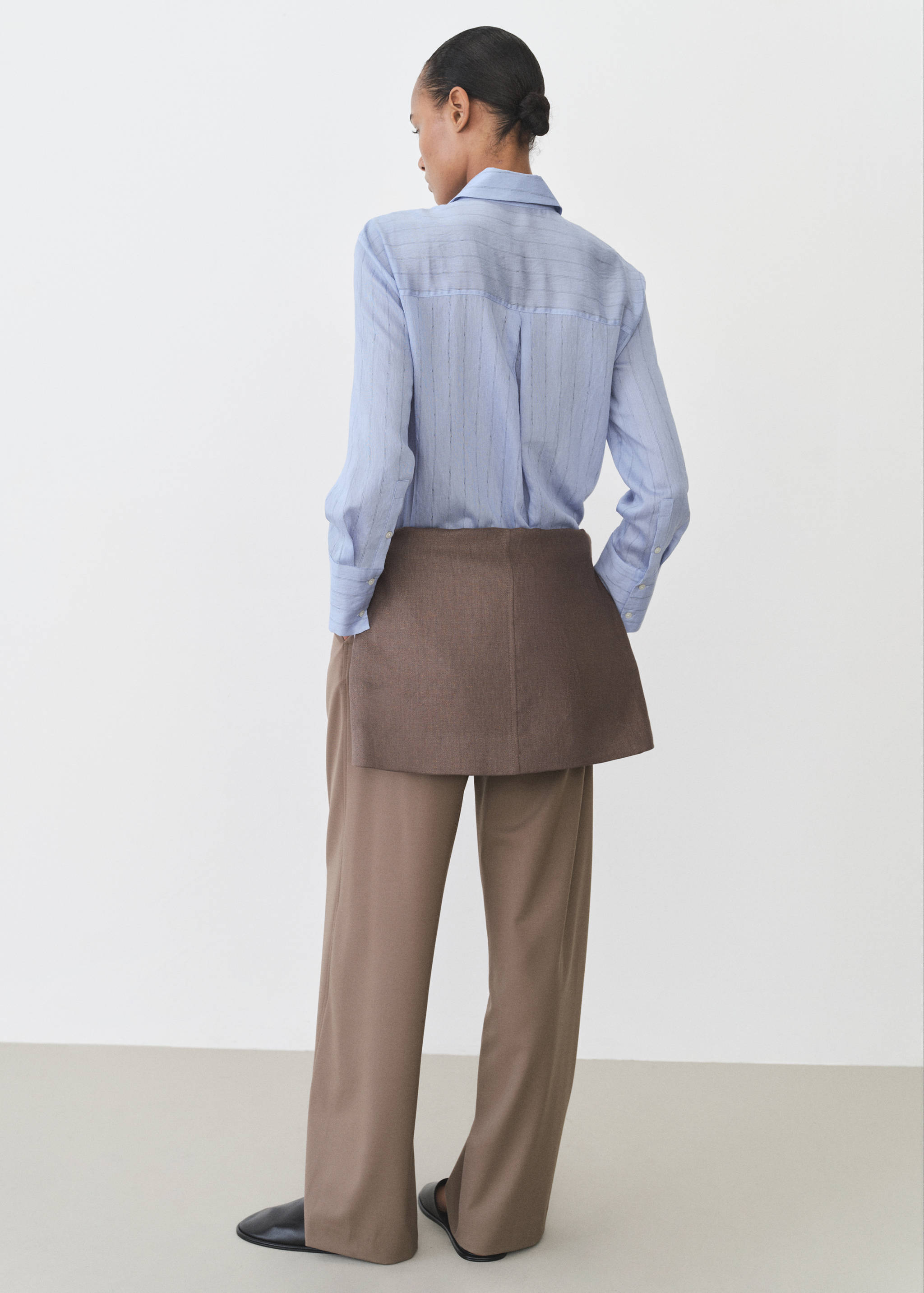 Camisa estampado rayas - Reverso del artículo