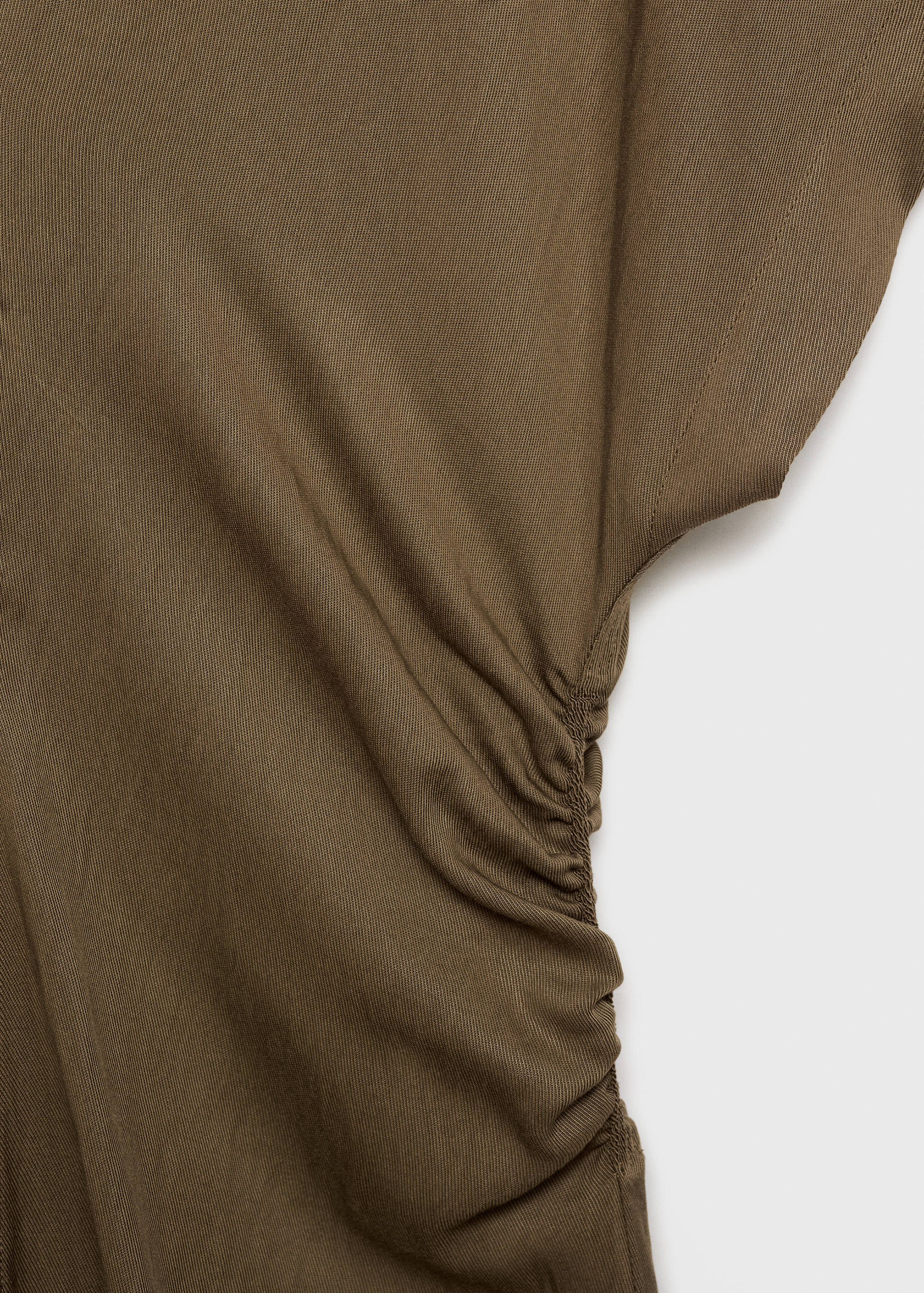 Robe en lyocell mélangé avec détails drapés - Détail de l'article 8