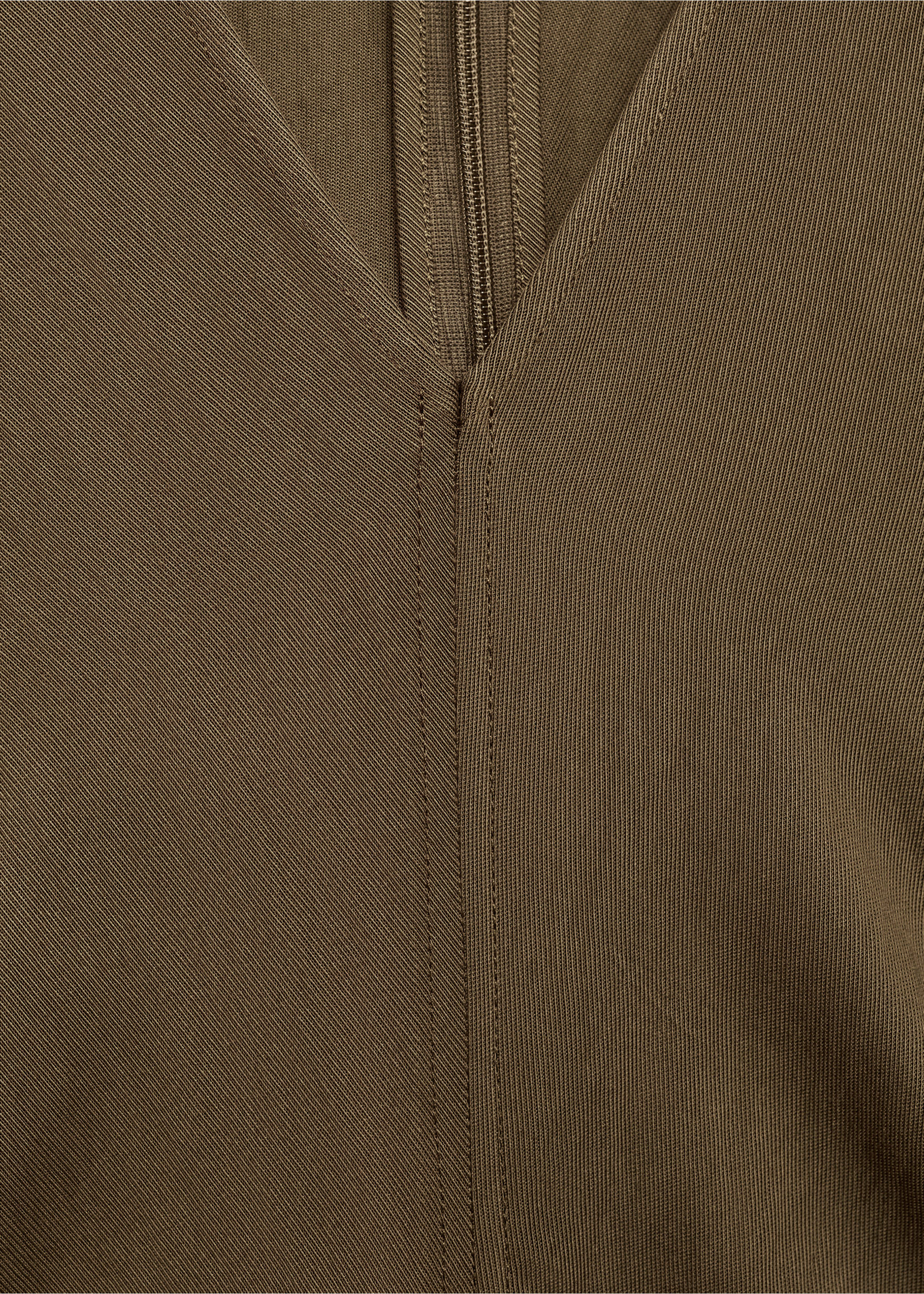 Robe en lyocell mélangé avec détails drapés - Détail de l'article 0, Marron moyen. Ref: 87035753-00.