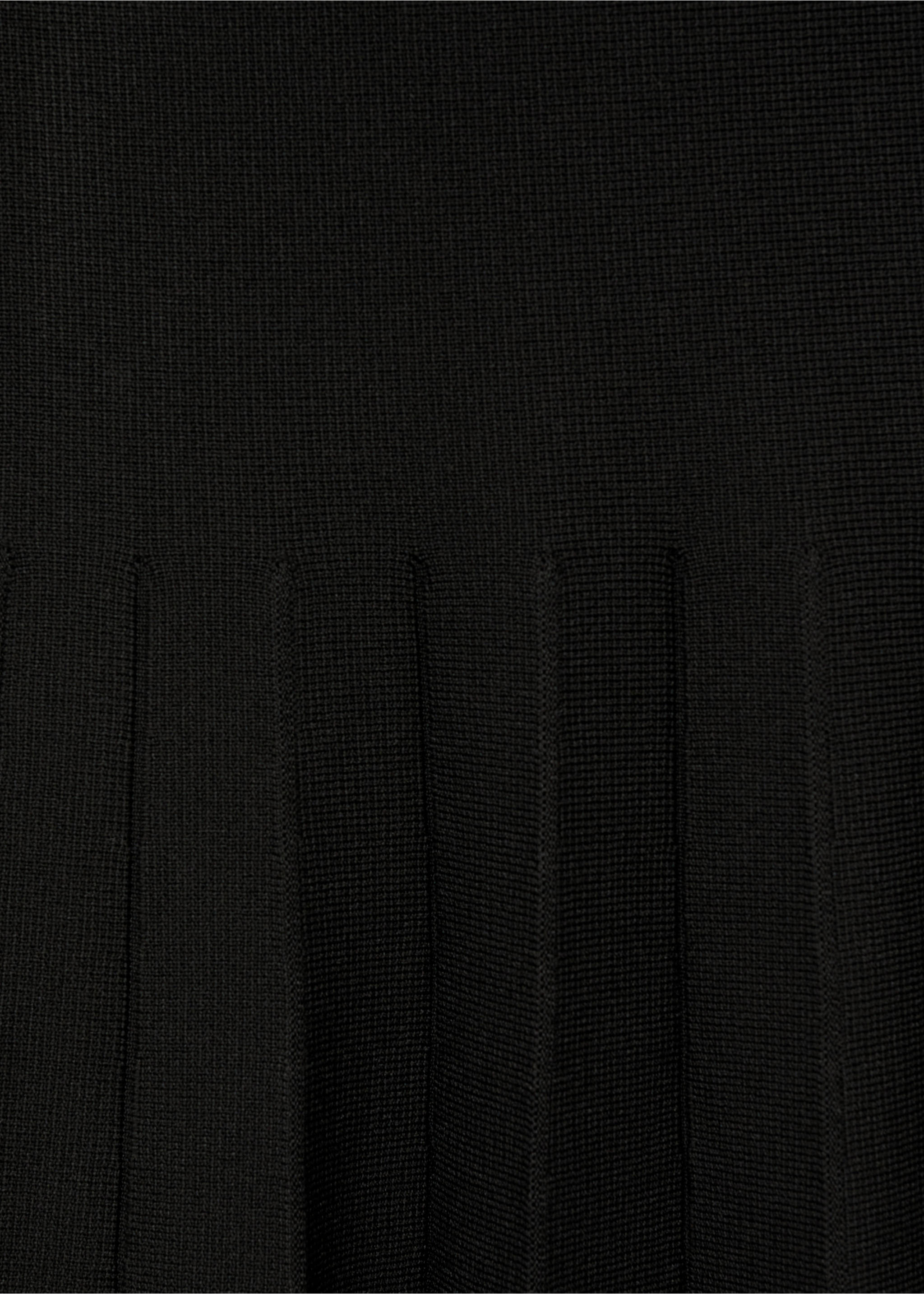 Schulterfreies A-Linien-Strickkleid - Detail des Artikels 8, Schwarz. Ref: 87035763-00.