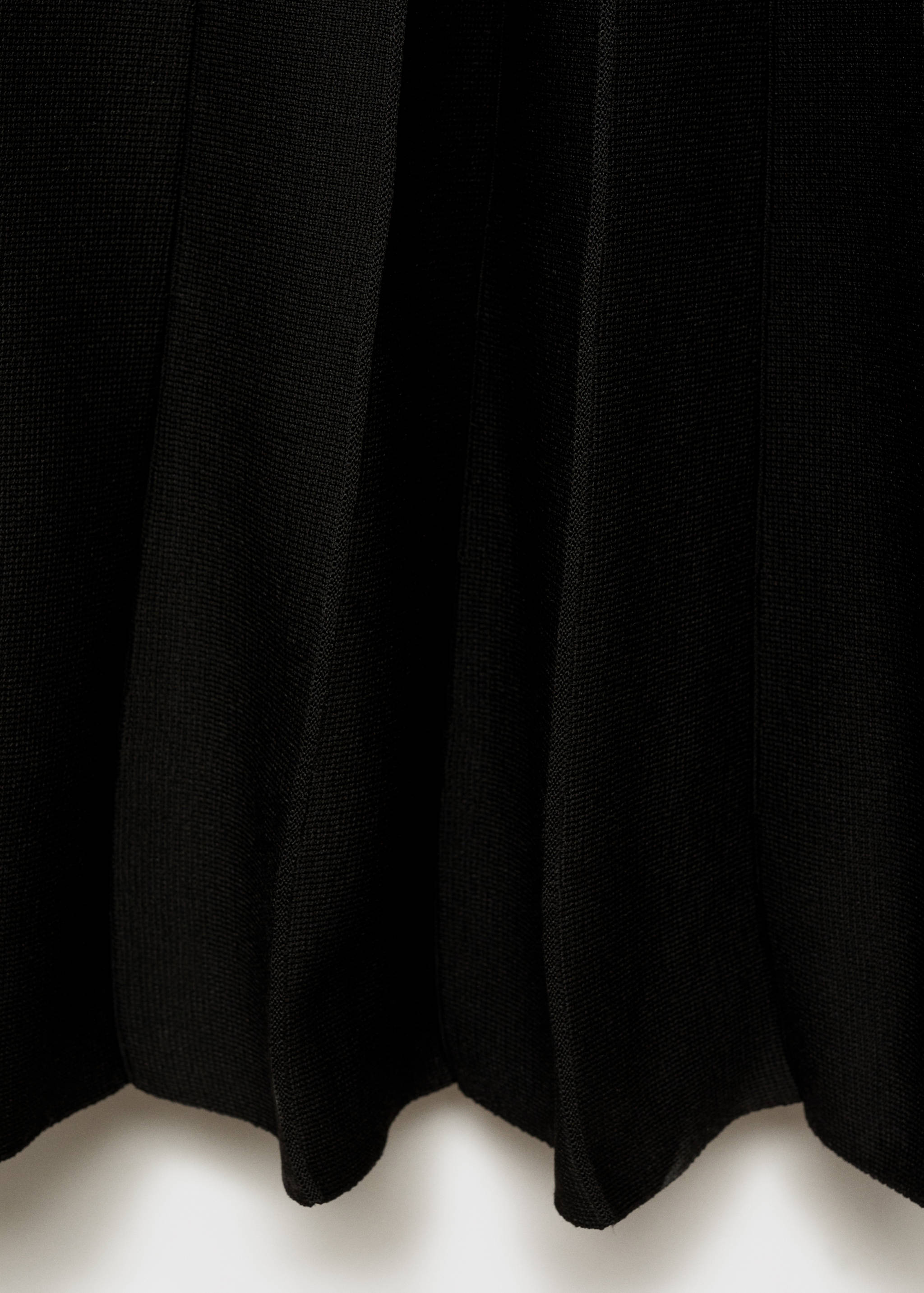 Schulterfreies A-Linien-Strickkleid - Detail des Artikels 0