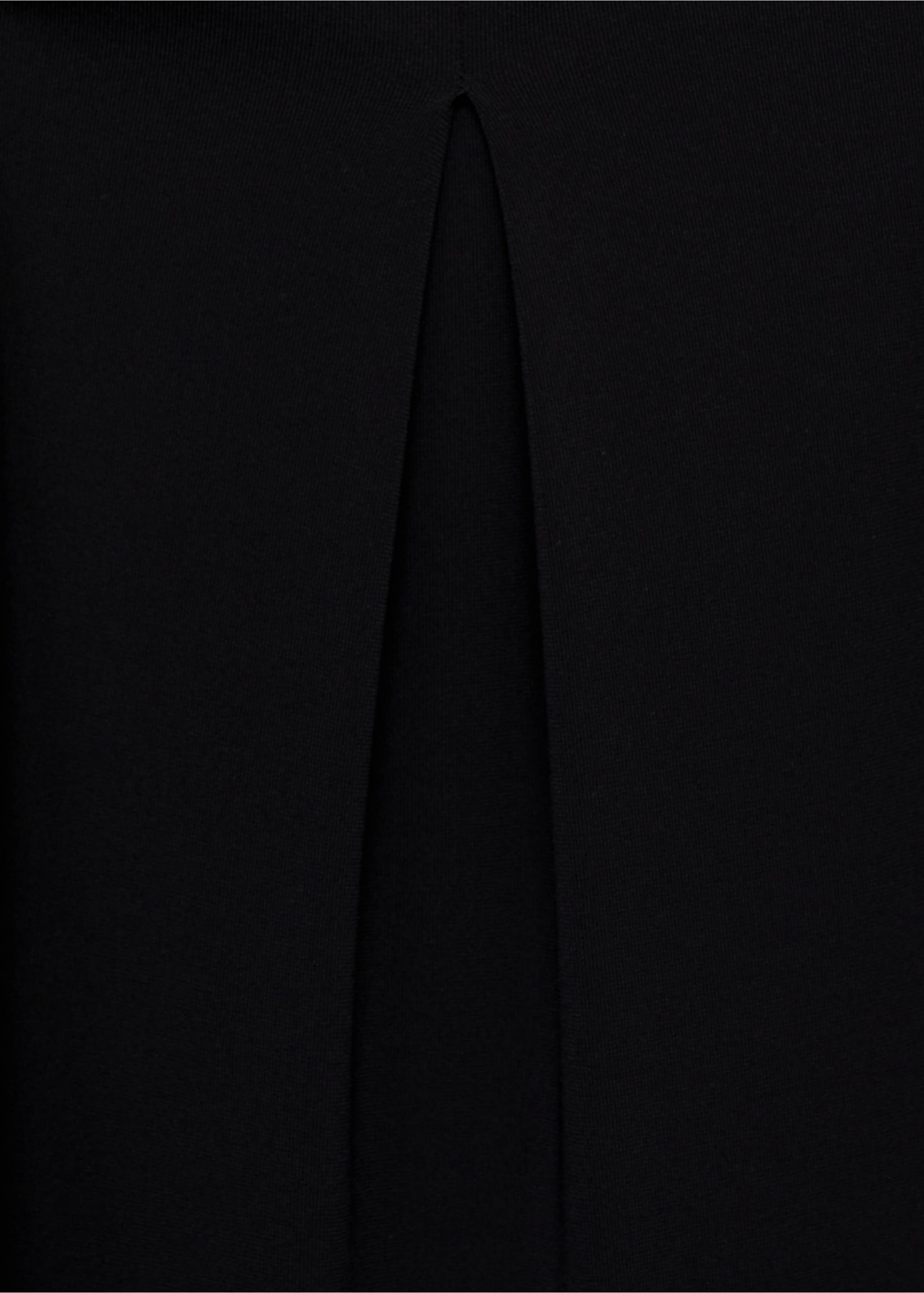 Pantalón palazzo godets - Detalle del artículo 8, Negro. Ref: 87035767-00.