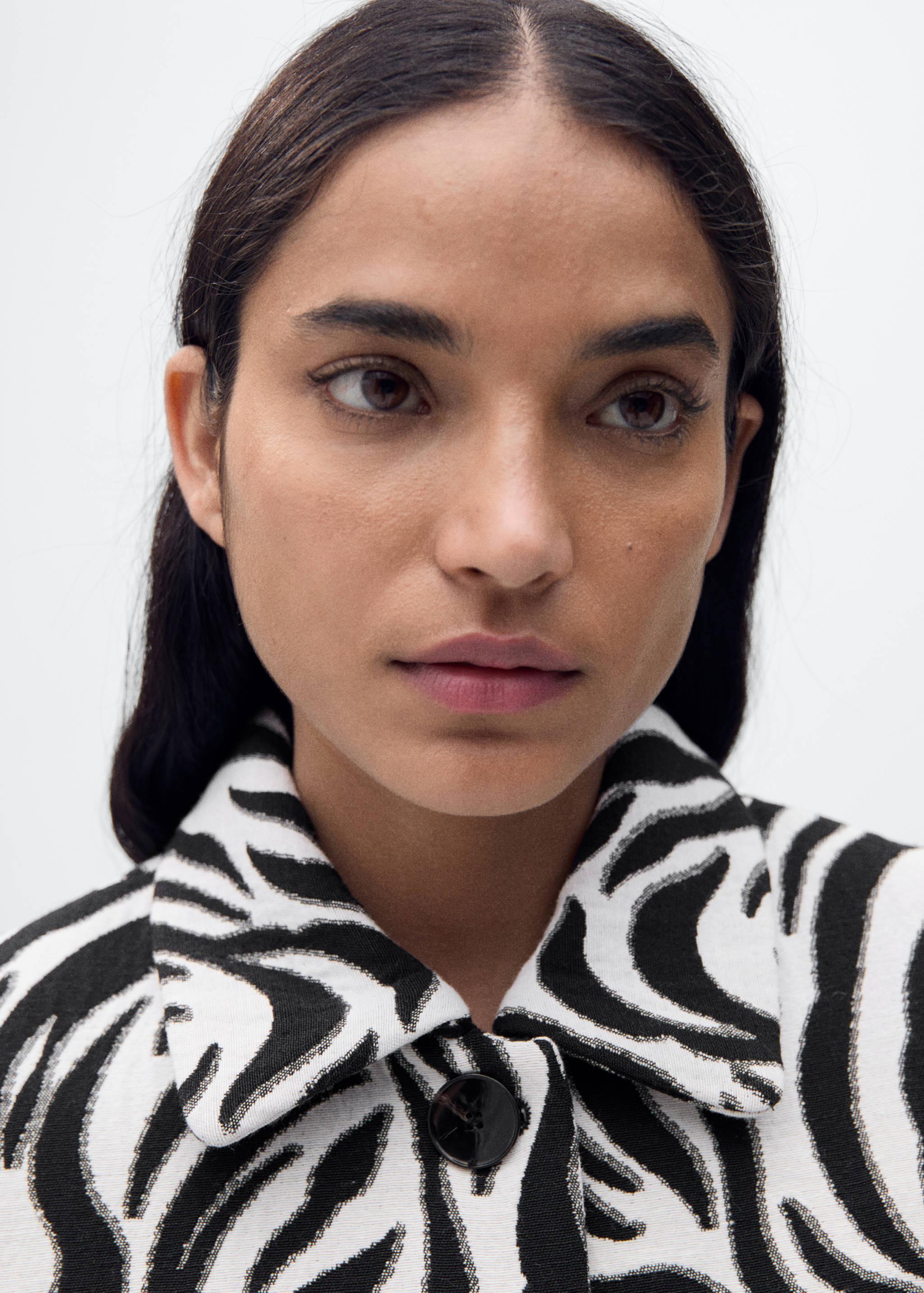 Veste boutons en imprimé zèbre - Détail de l'article 1