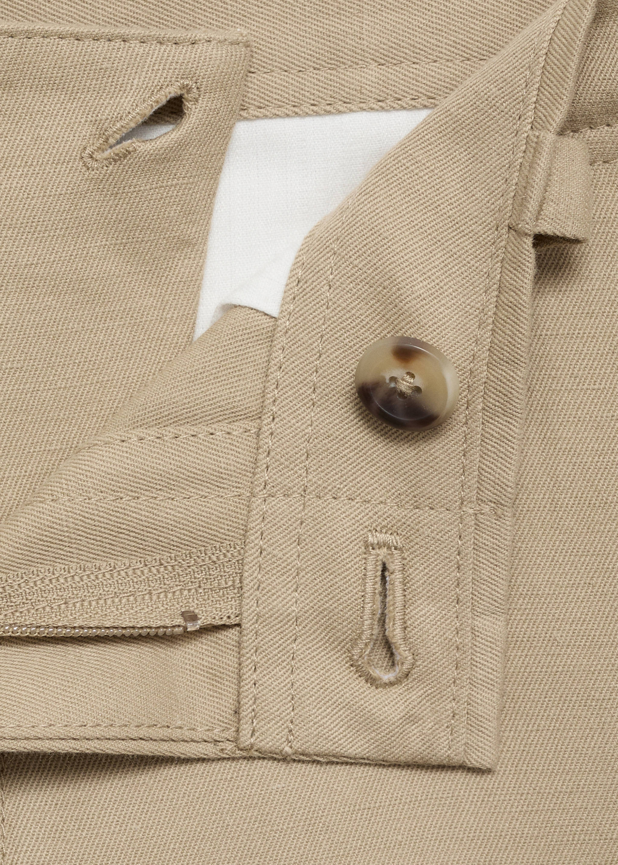 Pantalon lin mélangé regular-fit - Détail de l'article 8