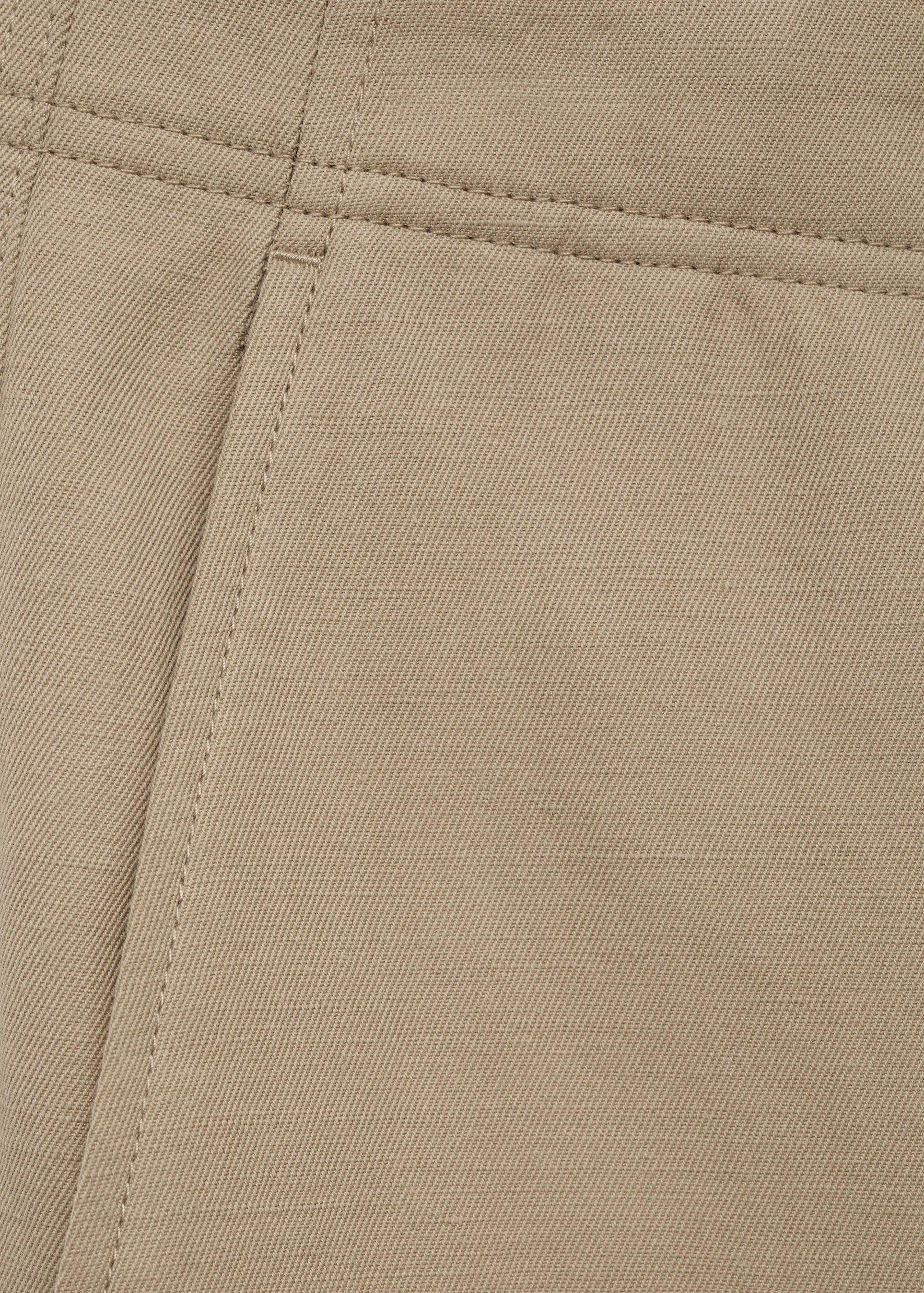 Pantalon lin mélangé regular-fit - Détail de l'article 0